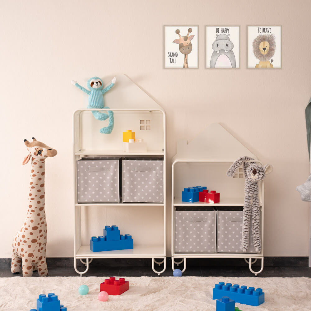 Kinderregal aus Metall magnetisch TODO S – Weiß