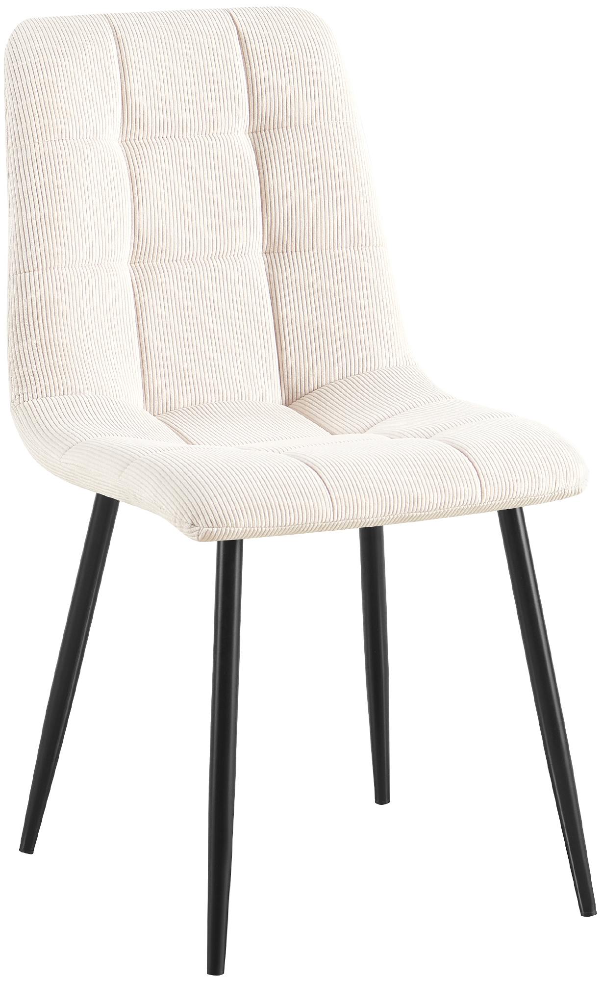 Esszimmerstuhl Tilde Cord, creme