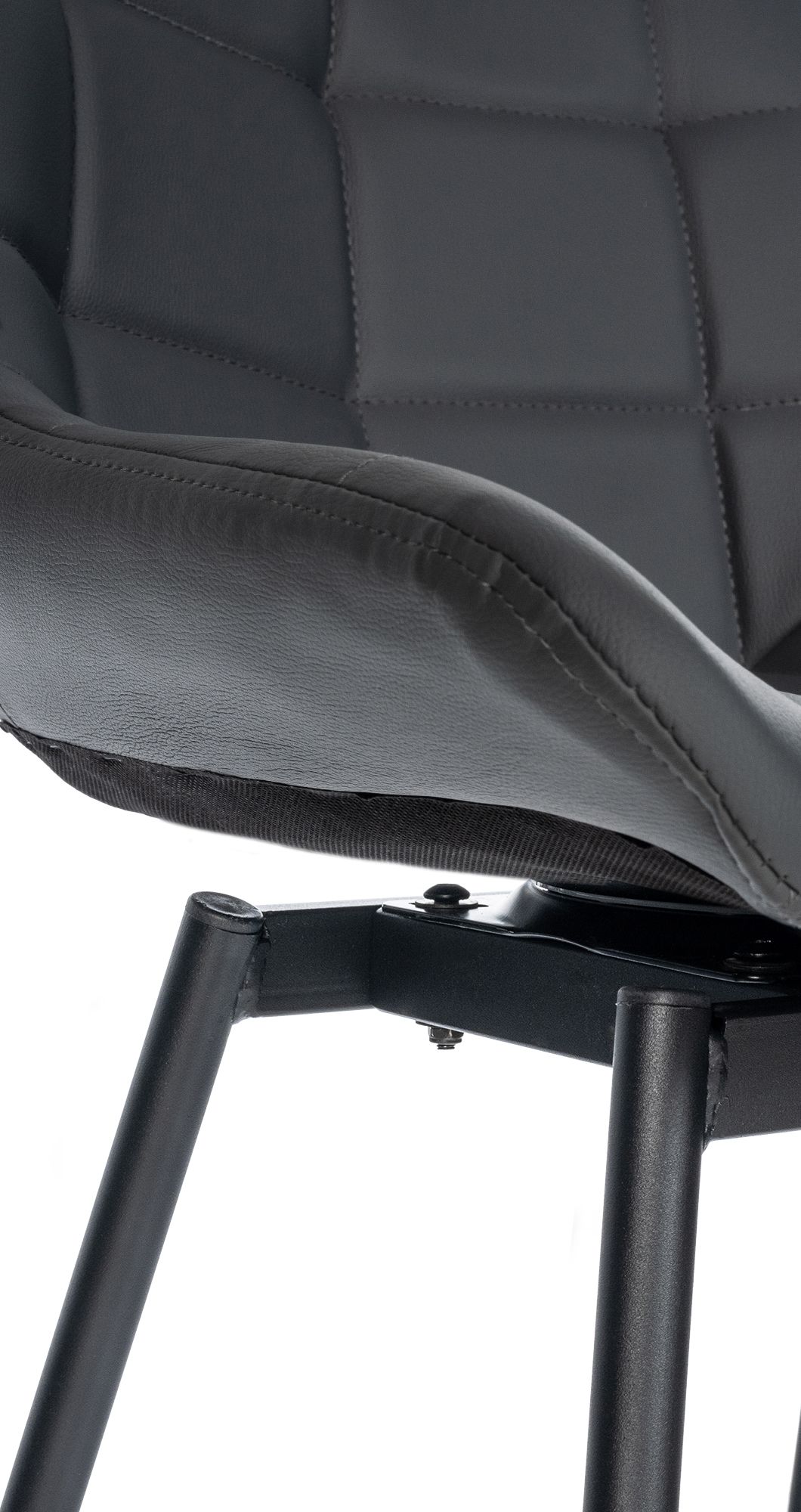 Barhocker Weston Schwenkbar Kunstleder, grau