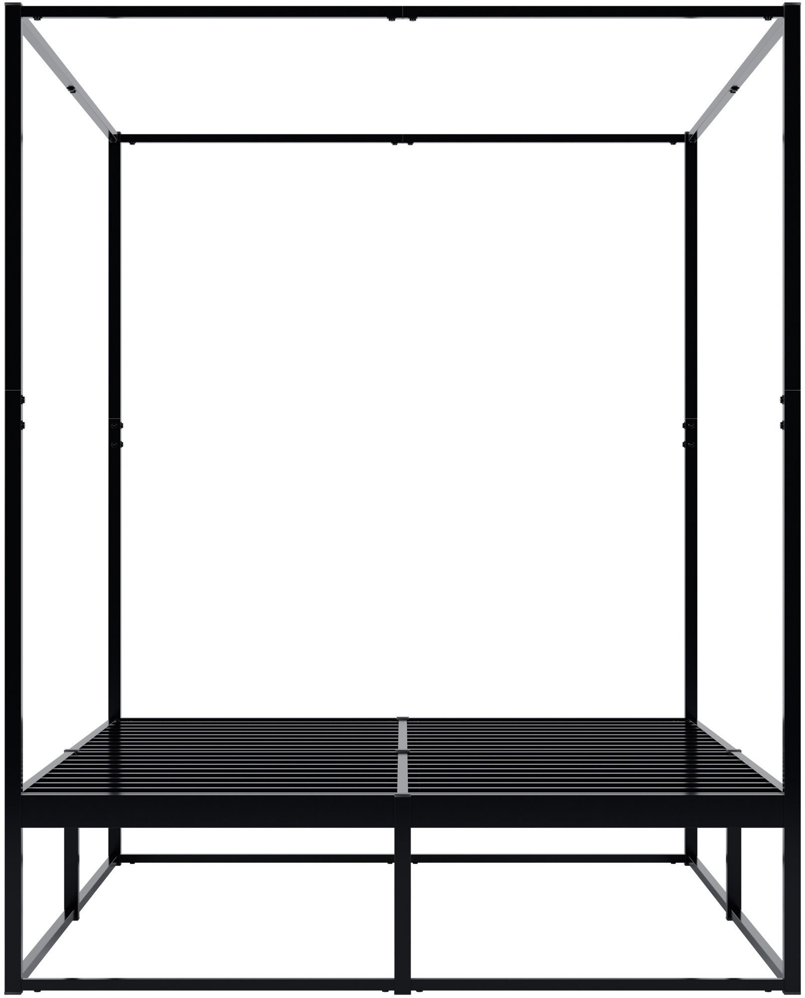 Himmelbett Batoni 140x200, schwarz