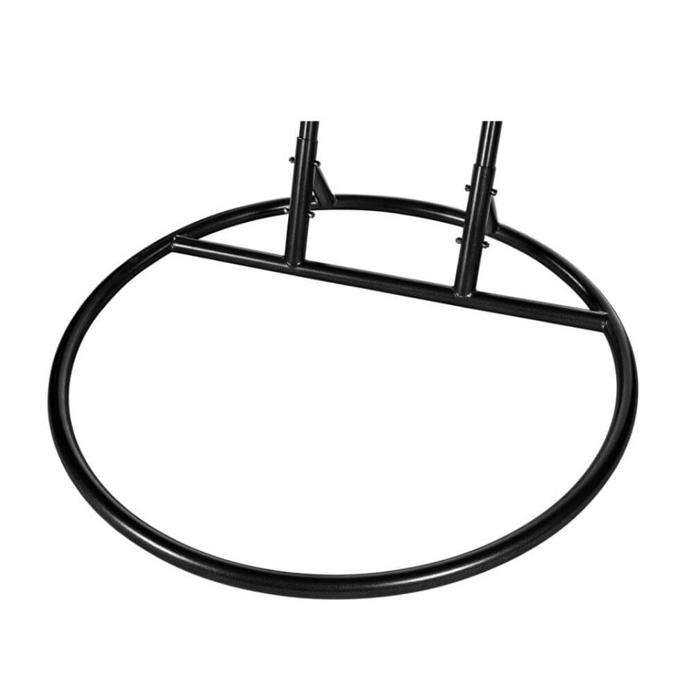 Gestell für Polyrattan Hängesessel TORUS - Schwarz
