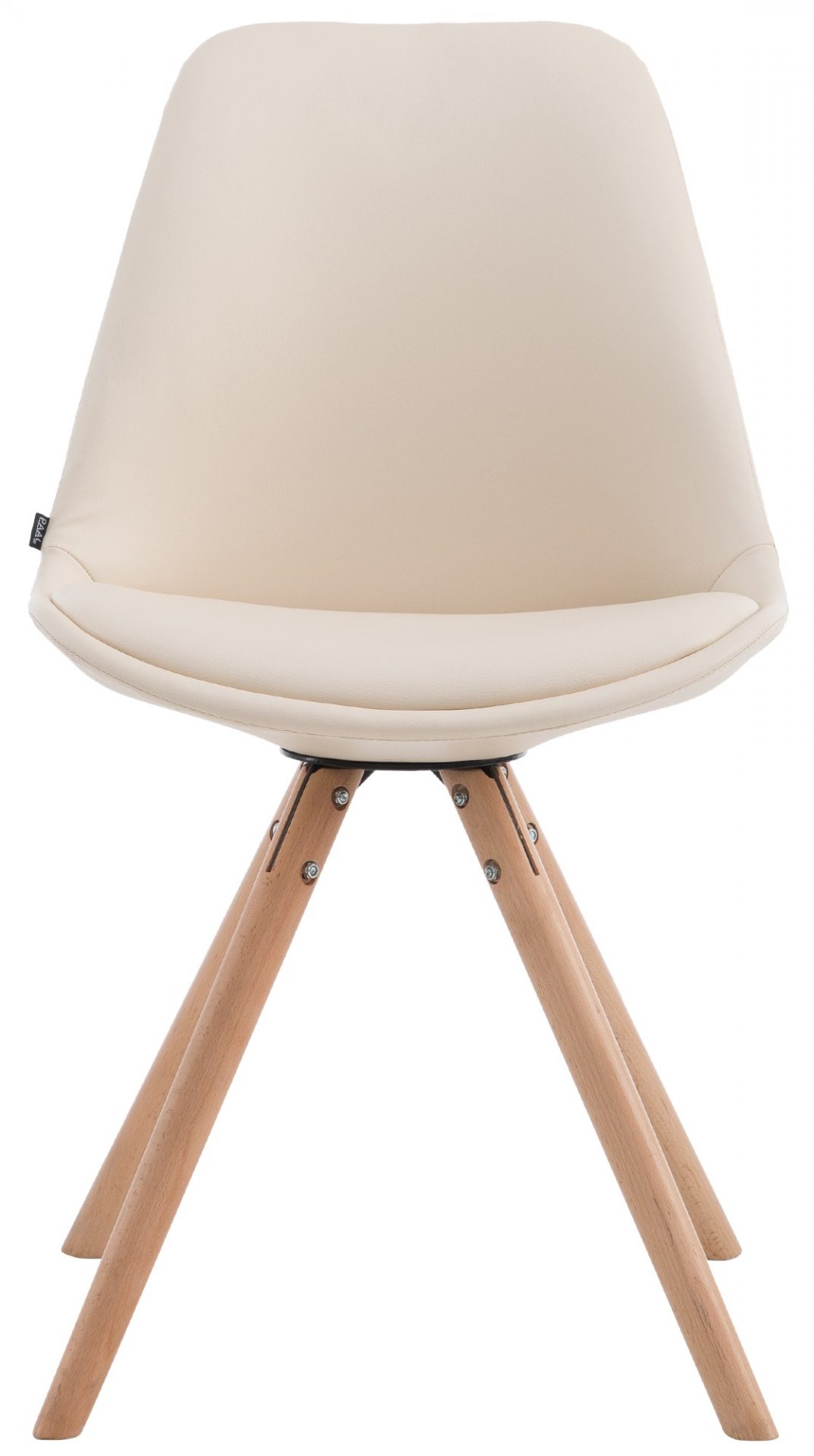 Besucherstuhl Laval Natura Rund, creme