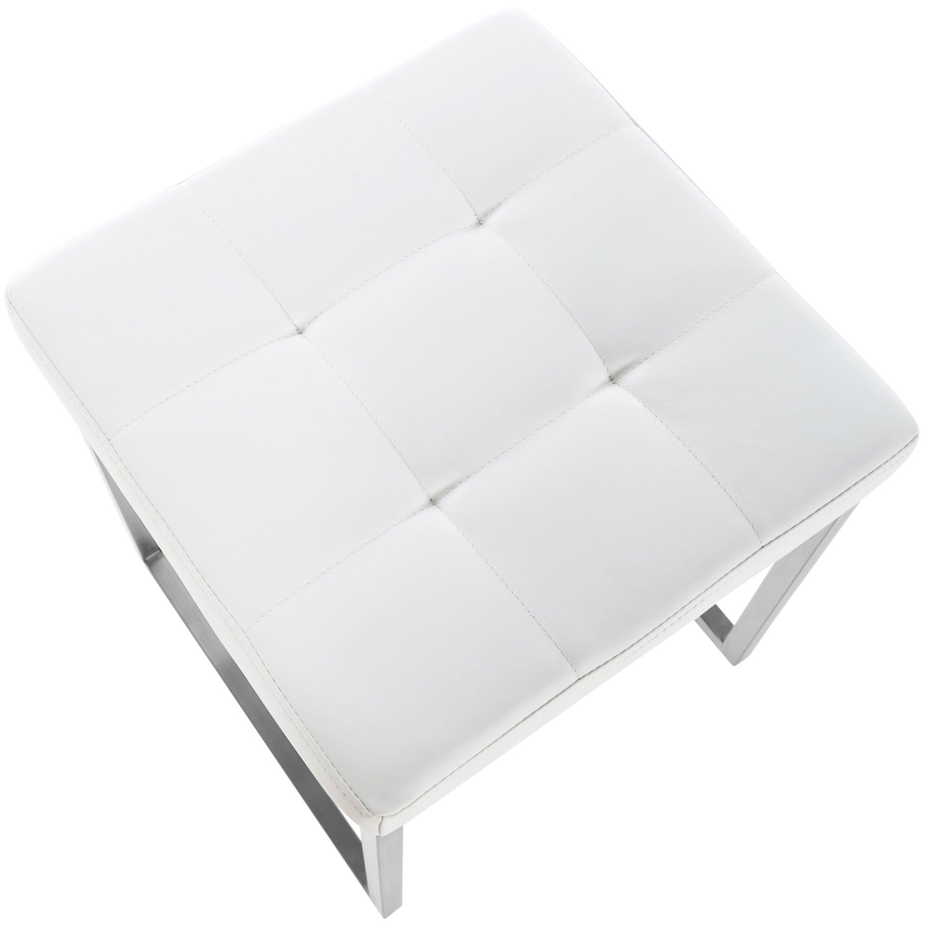 2er Set Sitzhocker Barci, weiß