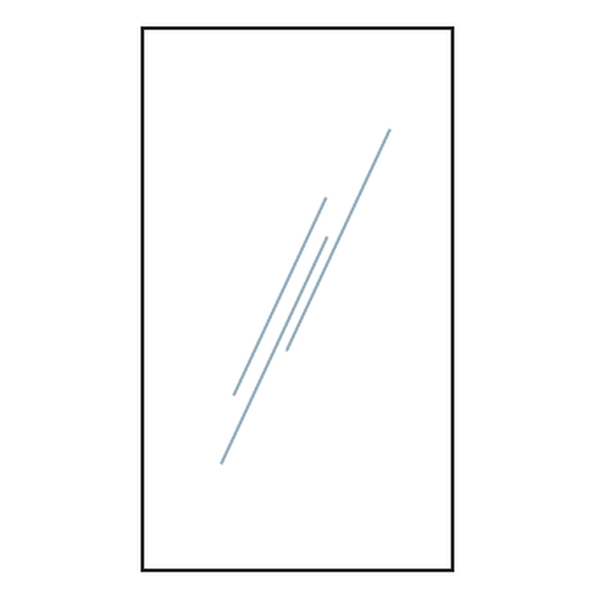 VETRO Glasscheibe, B 1030 x H 1800 mm, Klarglas