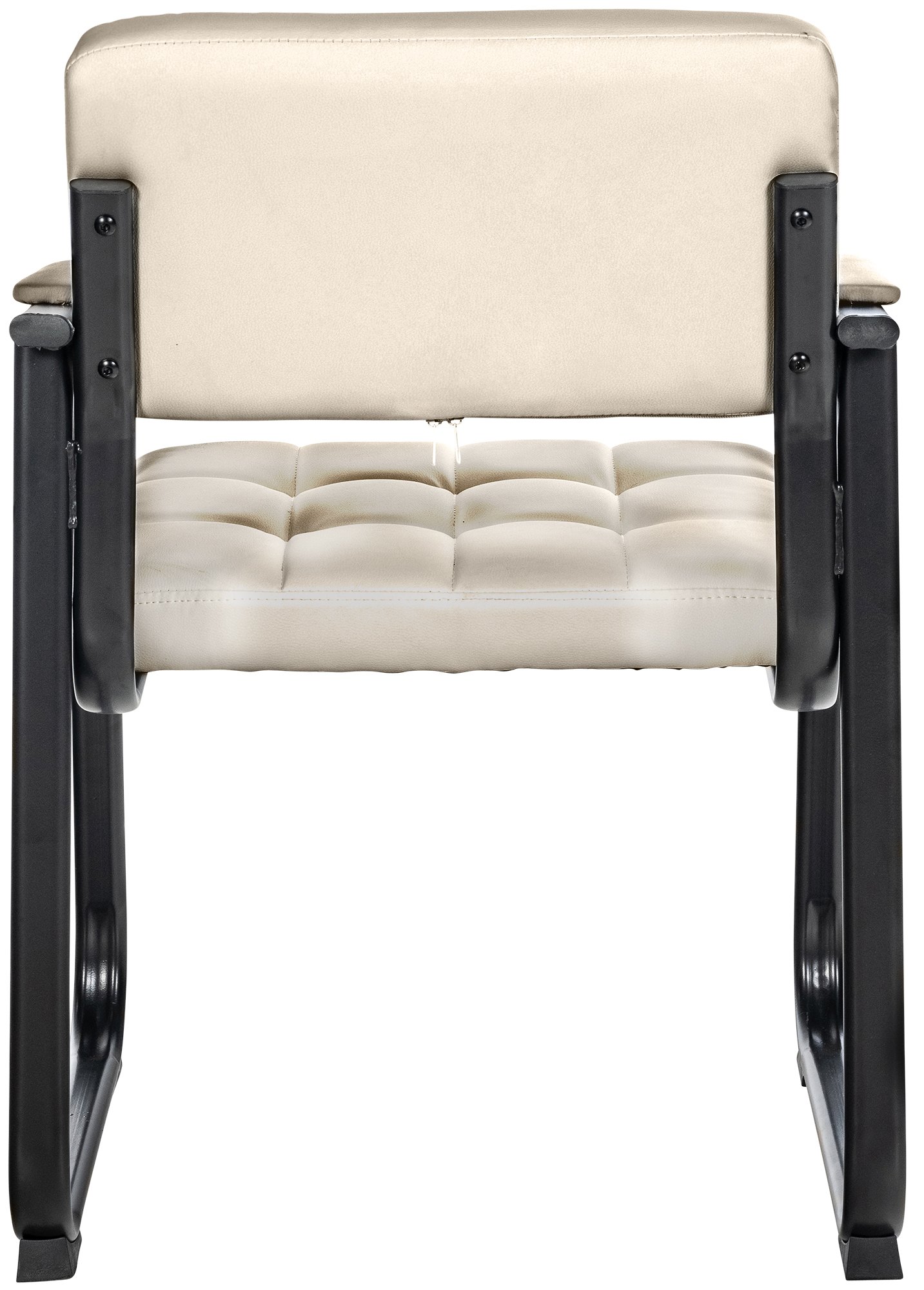 Besucherstuhl Canada B Kunstleder, creme