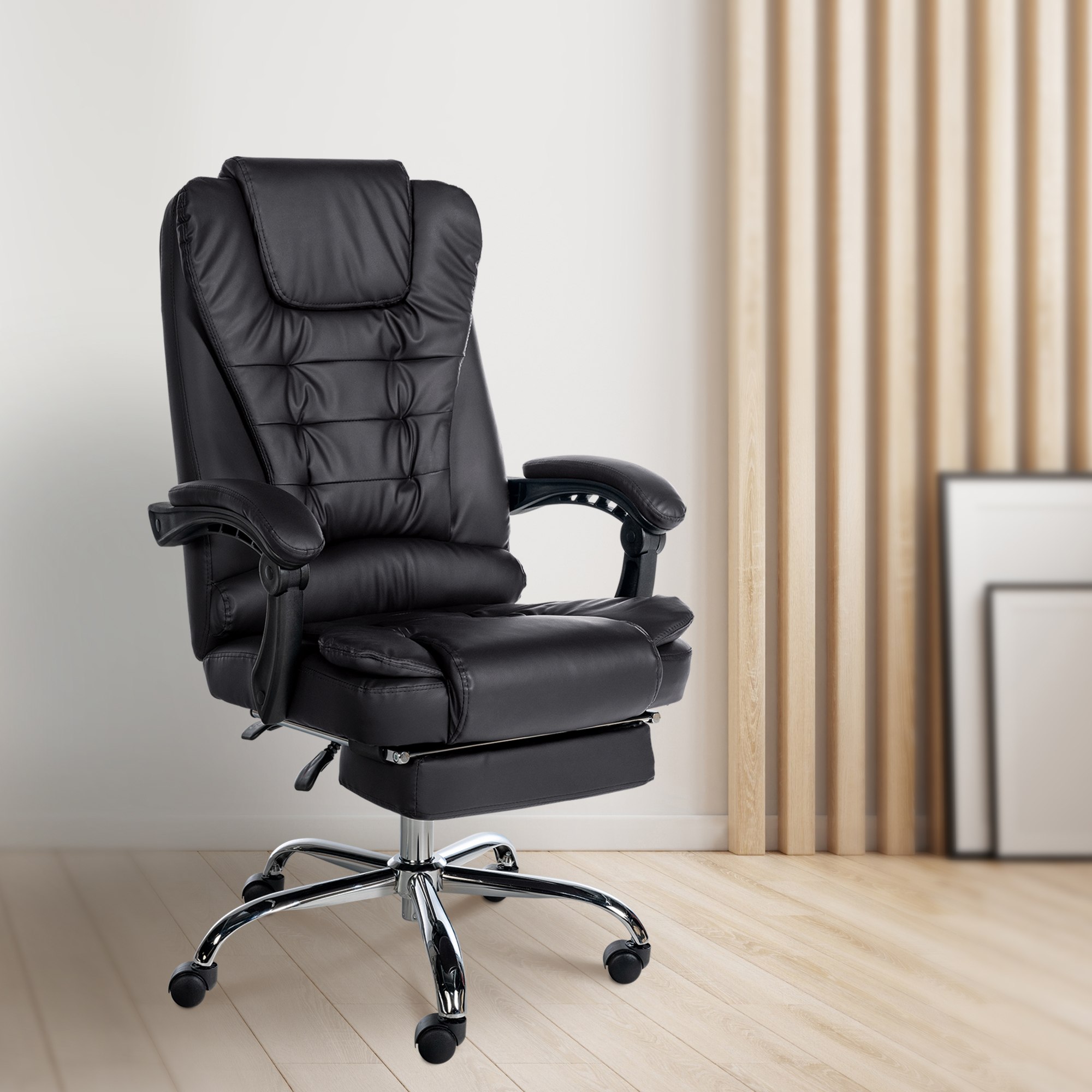 Bürostuhl Oxygen Kunstleder, schwarz