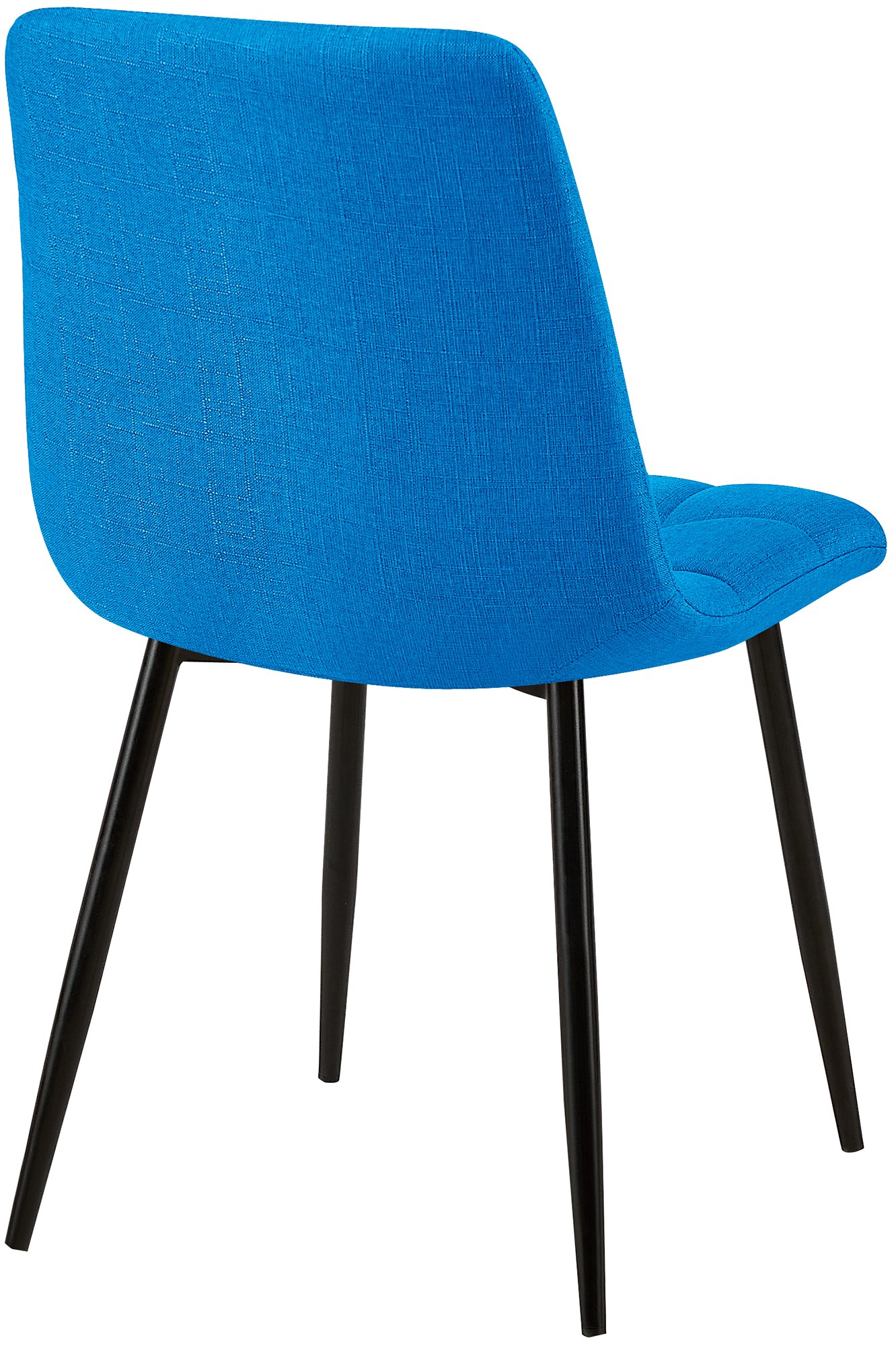 2er Set Esszimmerstuhl Tilde Stoff, hellblau
