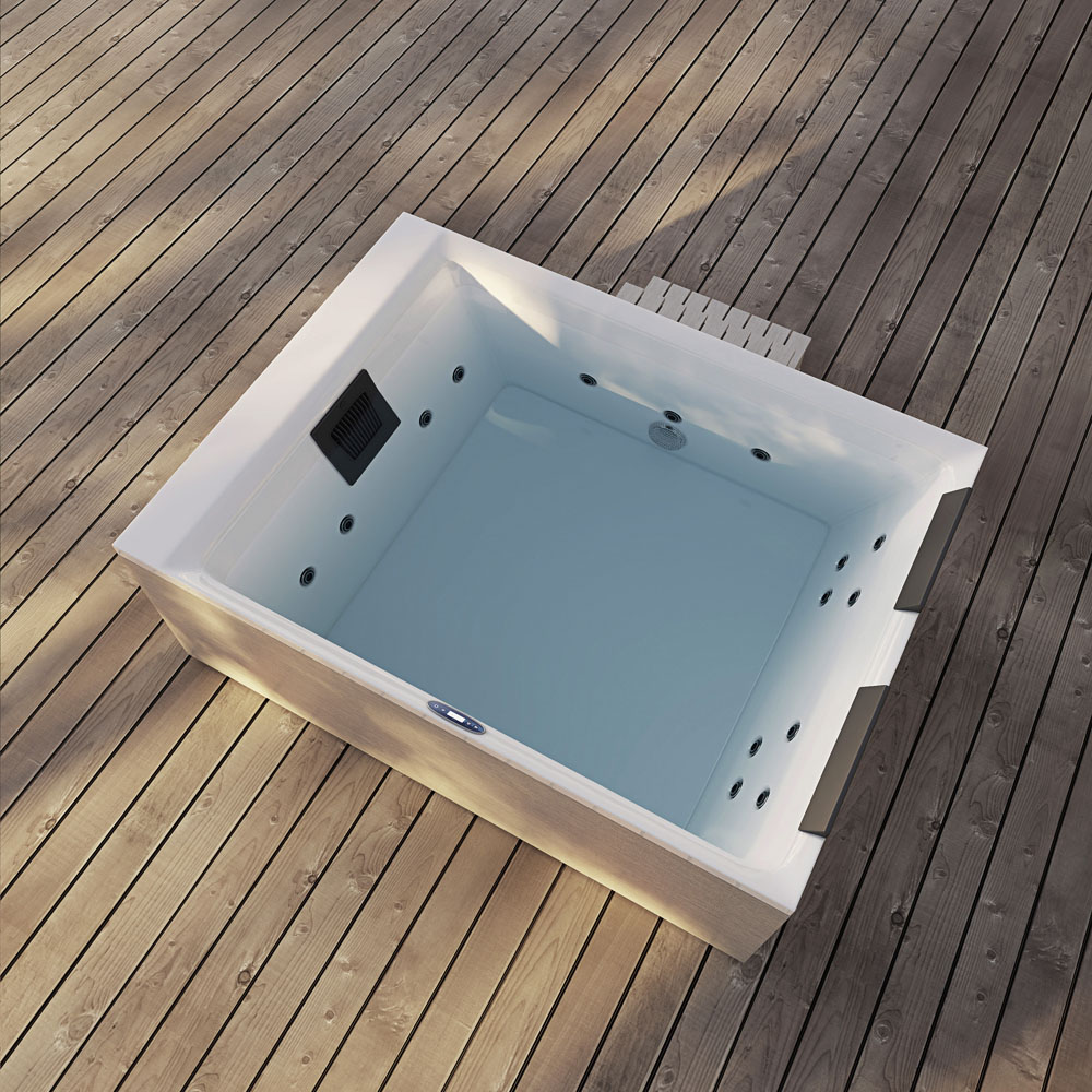 Outdoor Whirlpool NIMBUS 190 x 140 cm für 2 Personen