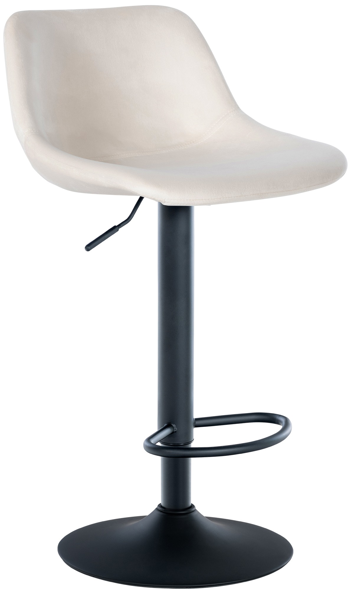 Barhocker Loft Samt, creme