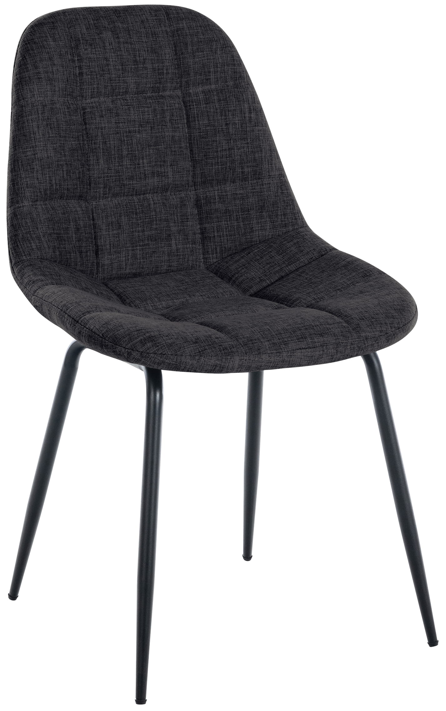 Stuhl Tom Stoff, dunkelgrau