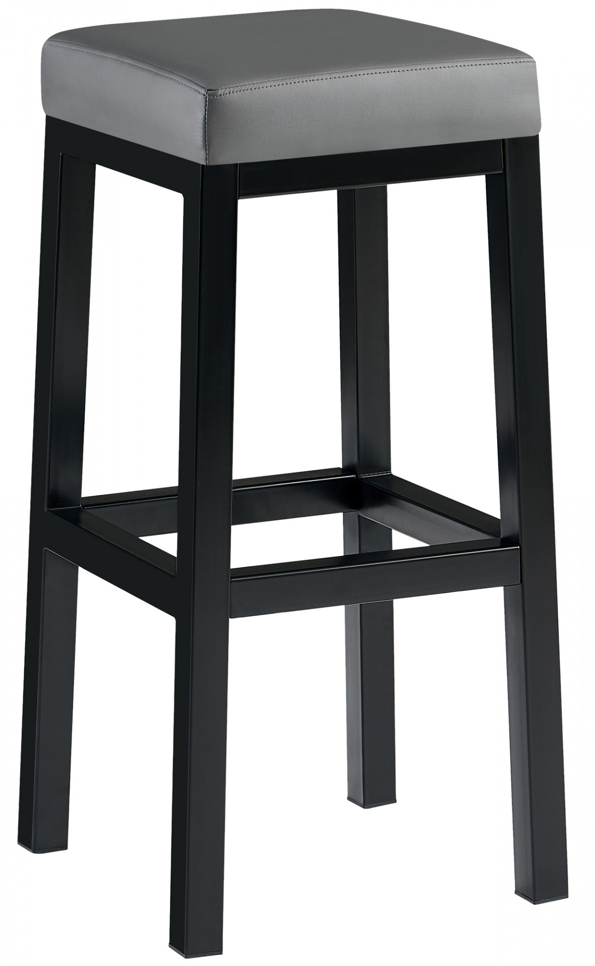 Barhocker Taylor B85 Kunstleder, grau