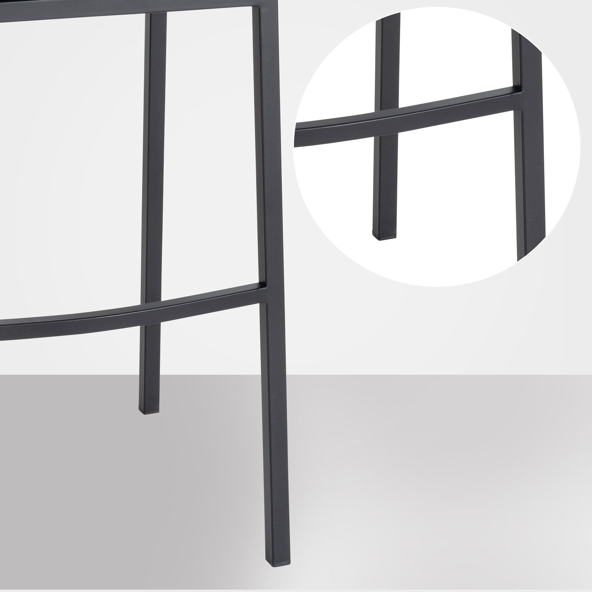 Barhocker Damaso B Samt mit 4-Fuß Gestell, braun