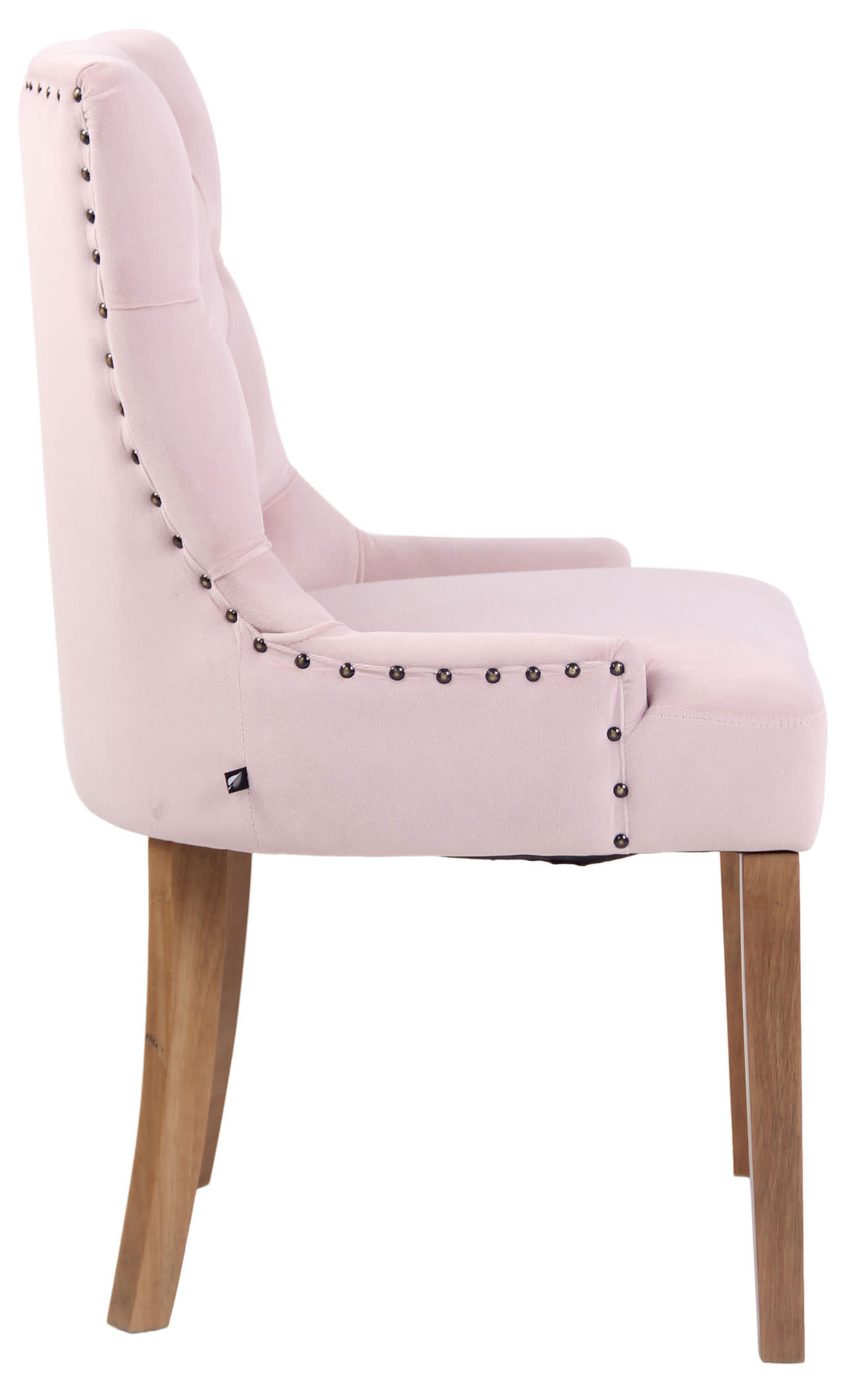 Esszimmerstuhl Aberdeen Samt antik-hell, pink