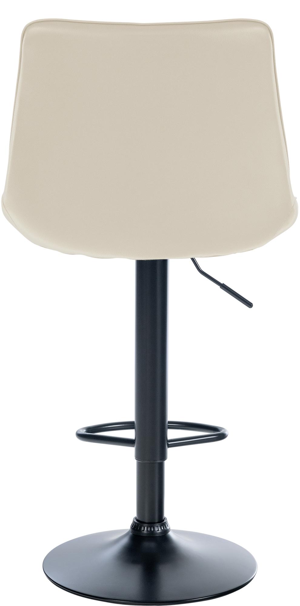 2er Set Barhocker Toni Kunstleder schwarz, creme