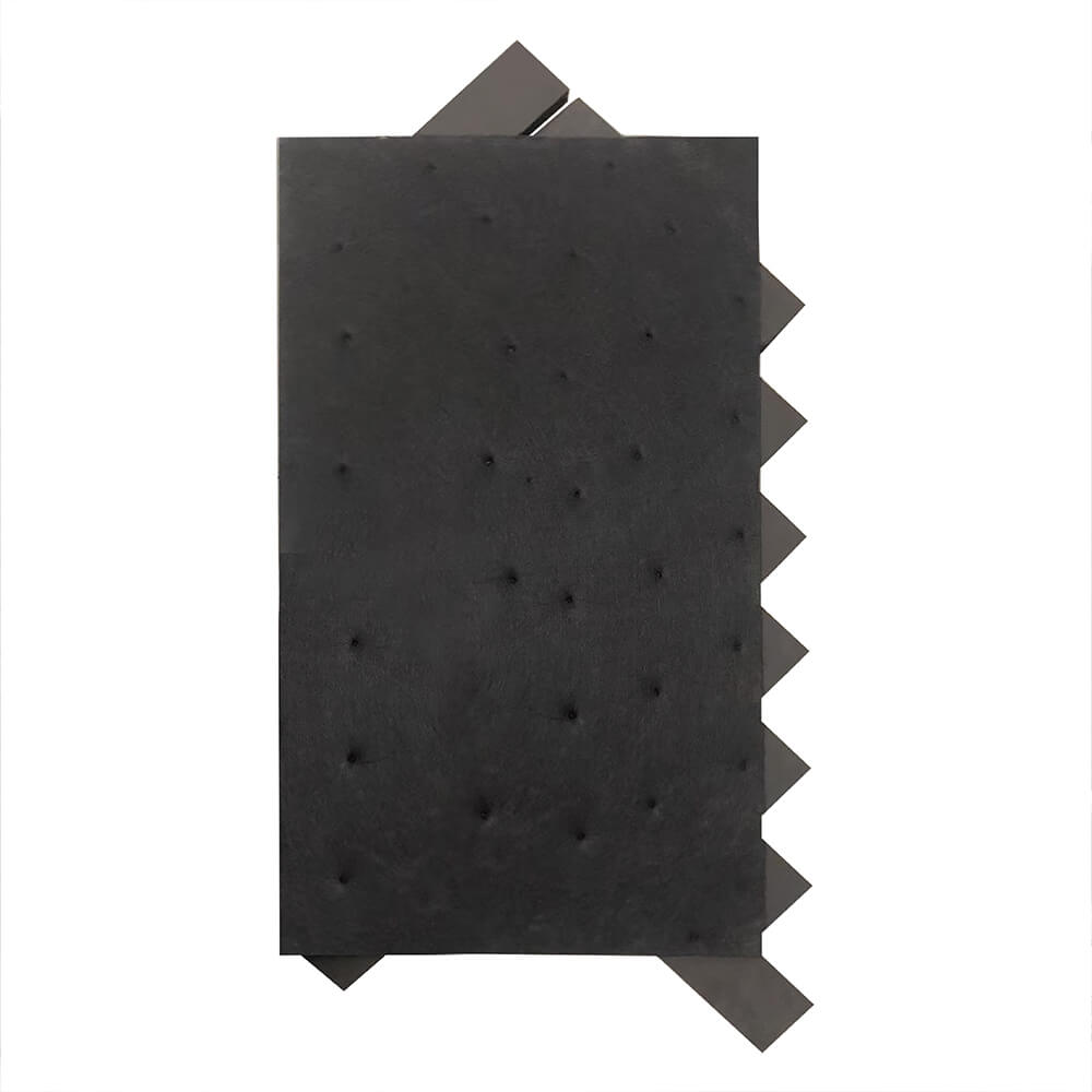 Akustikpaneel Fischgrätenoptik VEGA Black Oak 1er Set - 80 x 40 cm