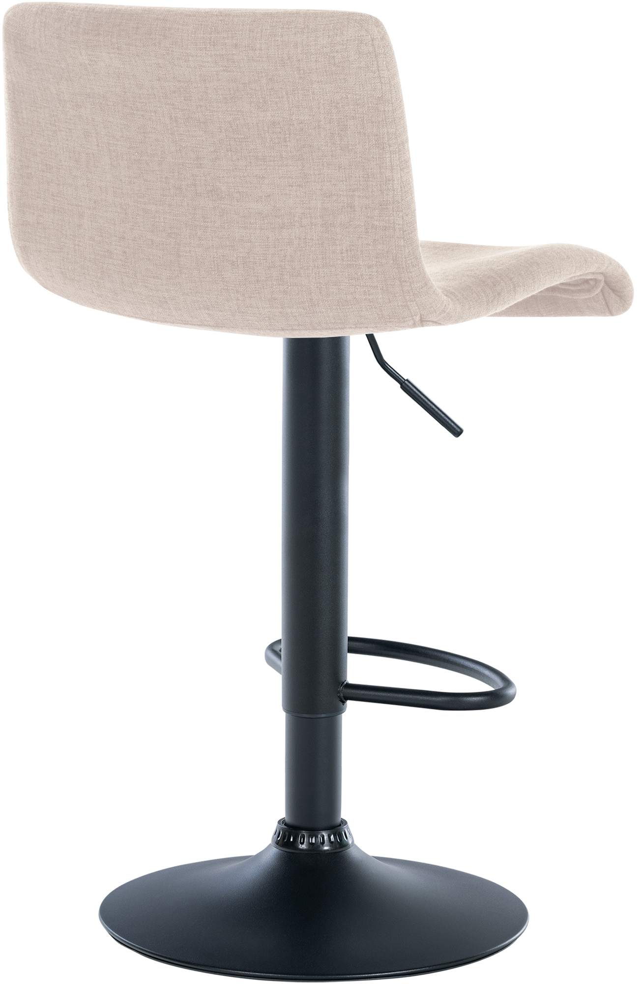 2er Set Barhocker Branford Stoff, creme
