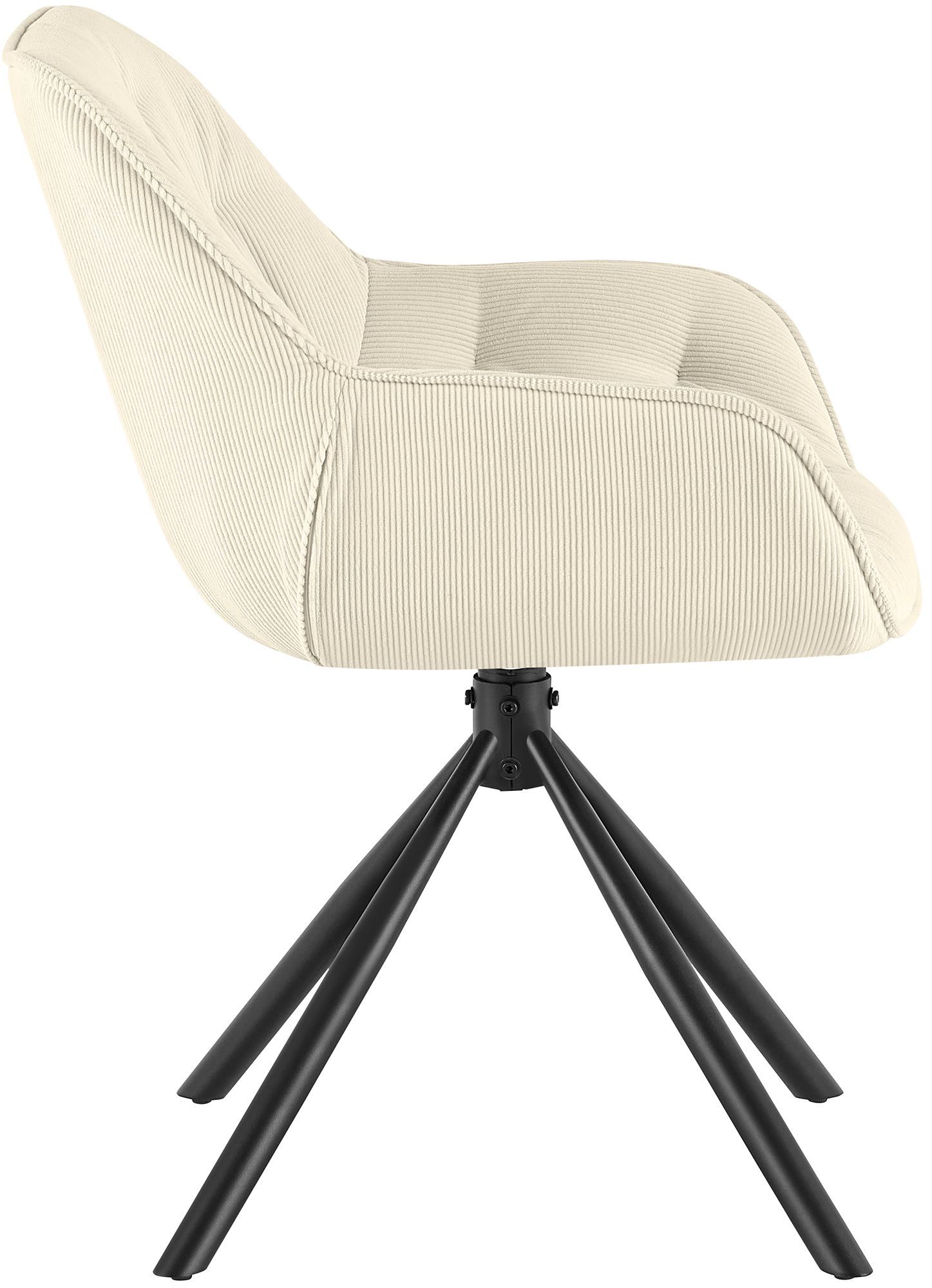 Esszimmerstuhl Rimio Cord, creme