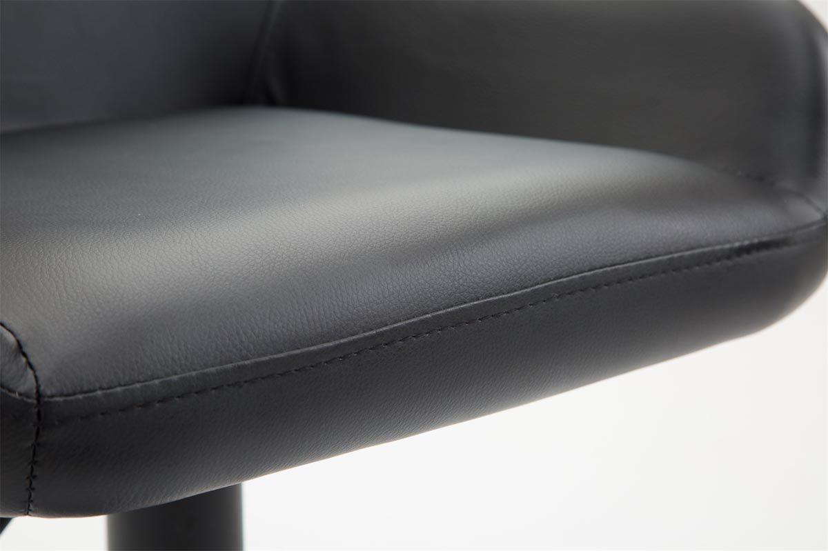 Barhocker Braga Kunstleder B, schwarz