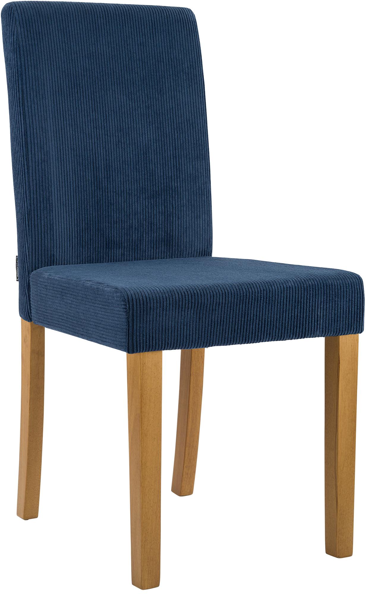 Esszimmerstuhl Ina Cord antik hell, blau