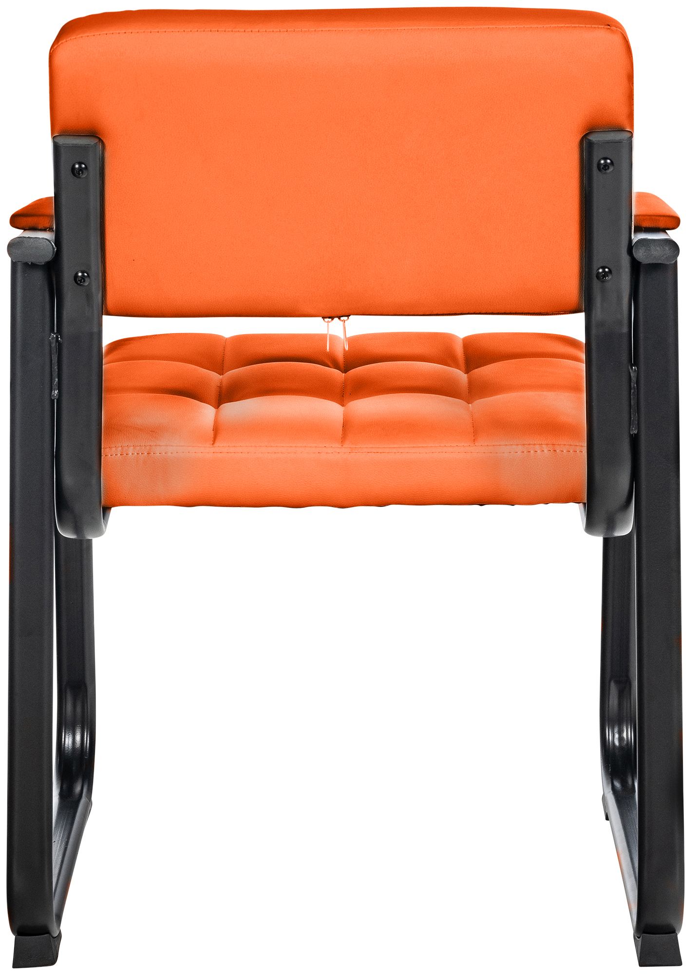 Besucherstuhl Canada B Kunstleder, orange