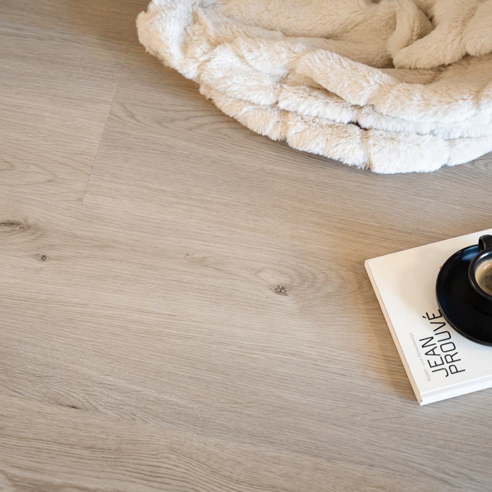 Klick-Vinylboden mit Trittschall LOMEA Steingrau - 40 m²