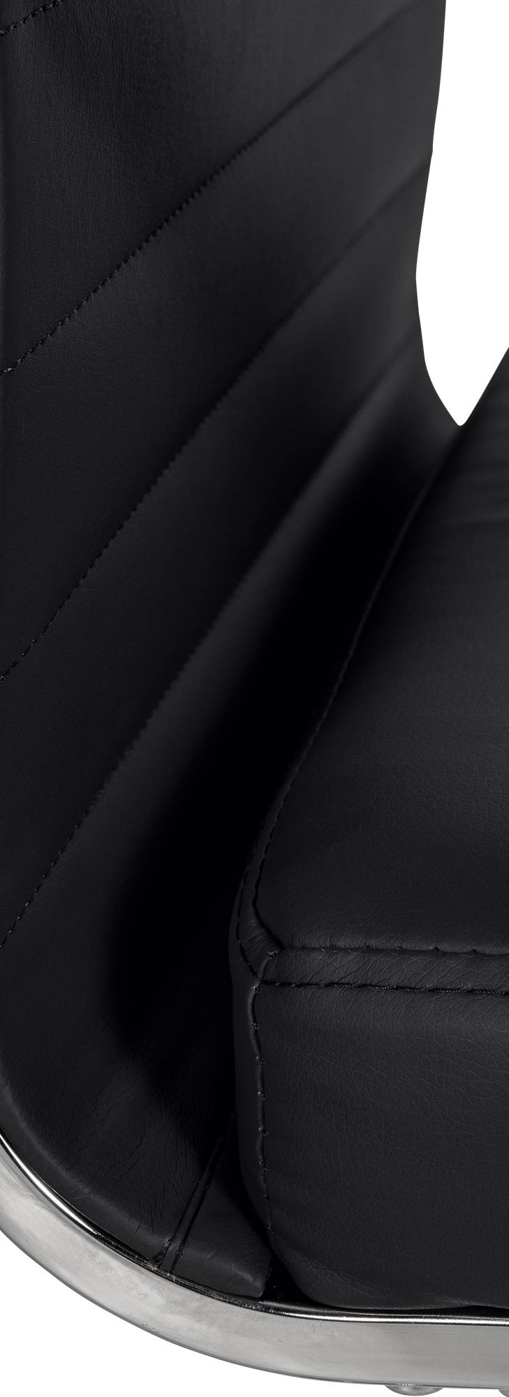 Bürostuhl Amadora Kunstleder, schwarz