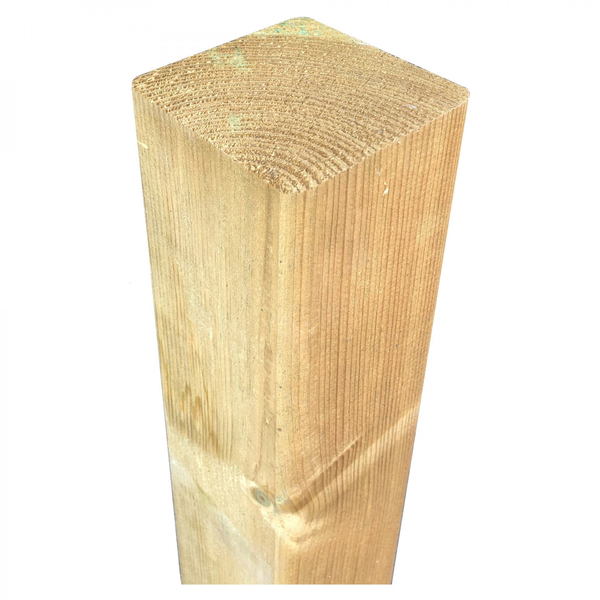 Kantholzpfosten, 7 x 7 x 150 cm, kdi grün, allseitig glatt