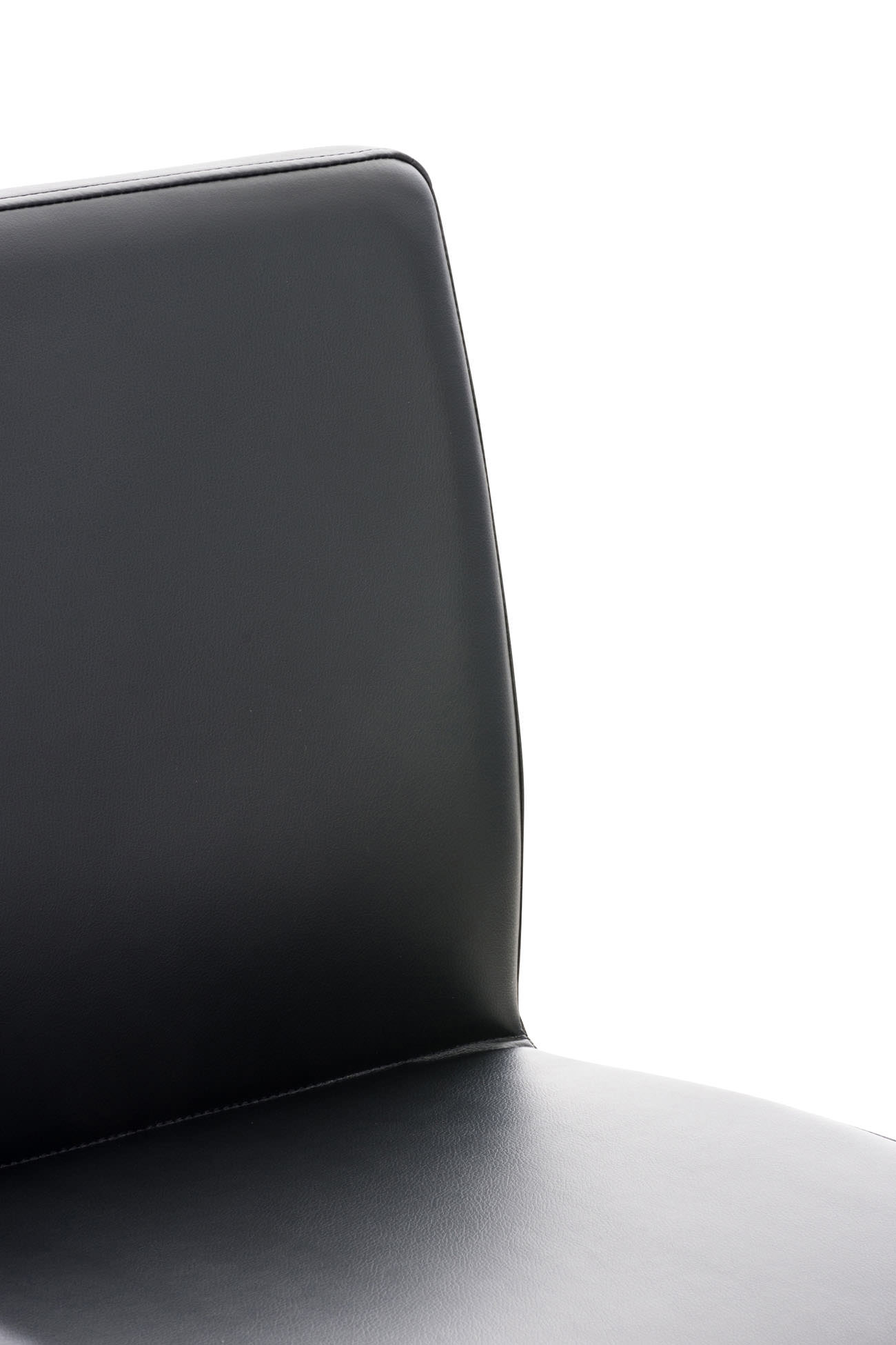 Barhocker Cadiz Kunstleder edelstahl, schwarz