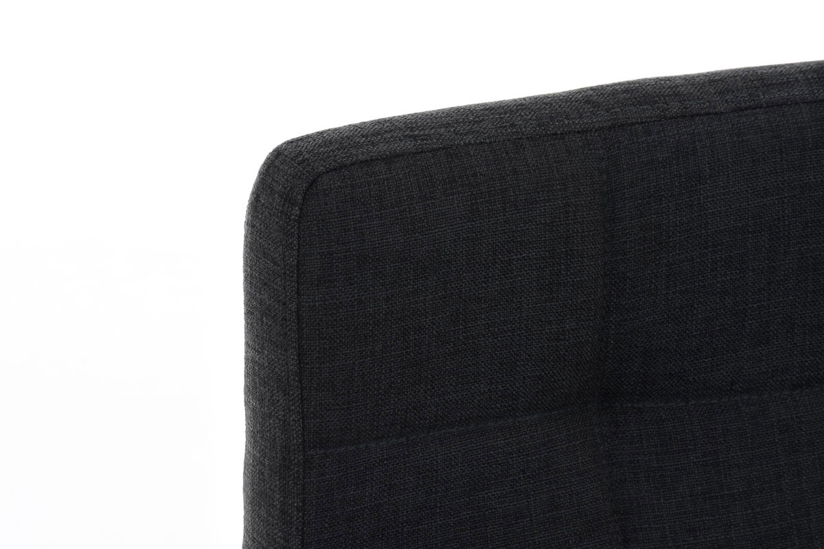 Barhocker Lincoln Stoff, dunkelgrau