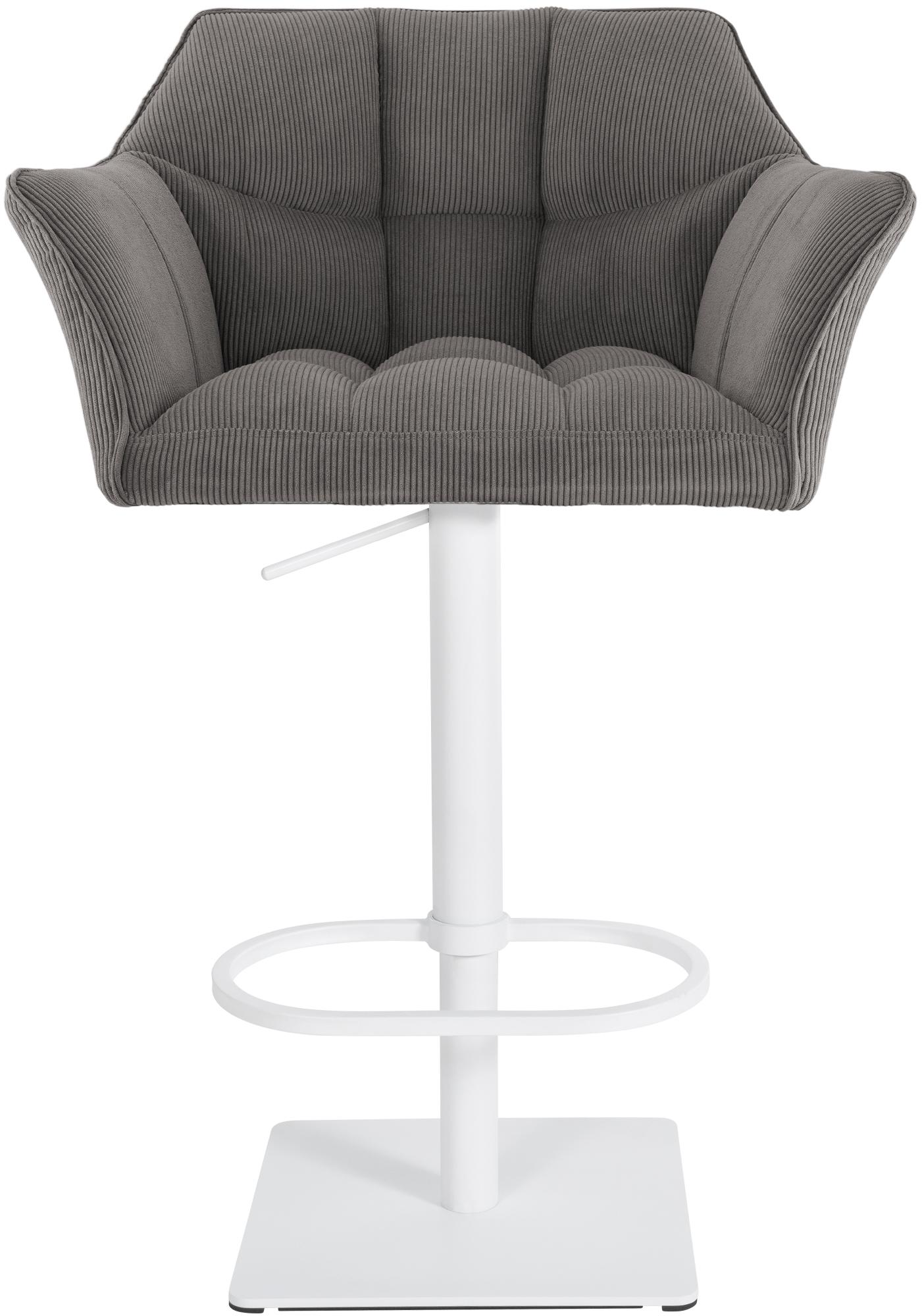 Barhocker Damaso W Cord, taupe