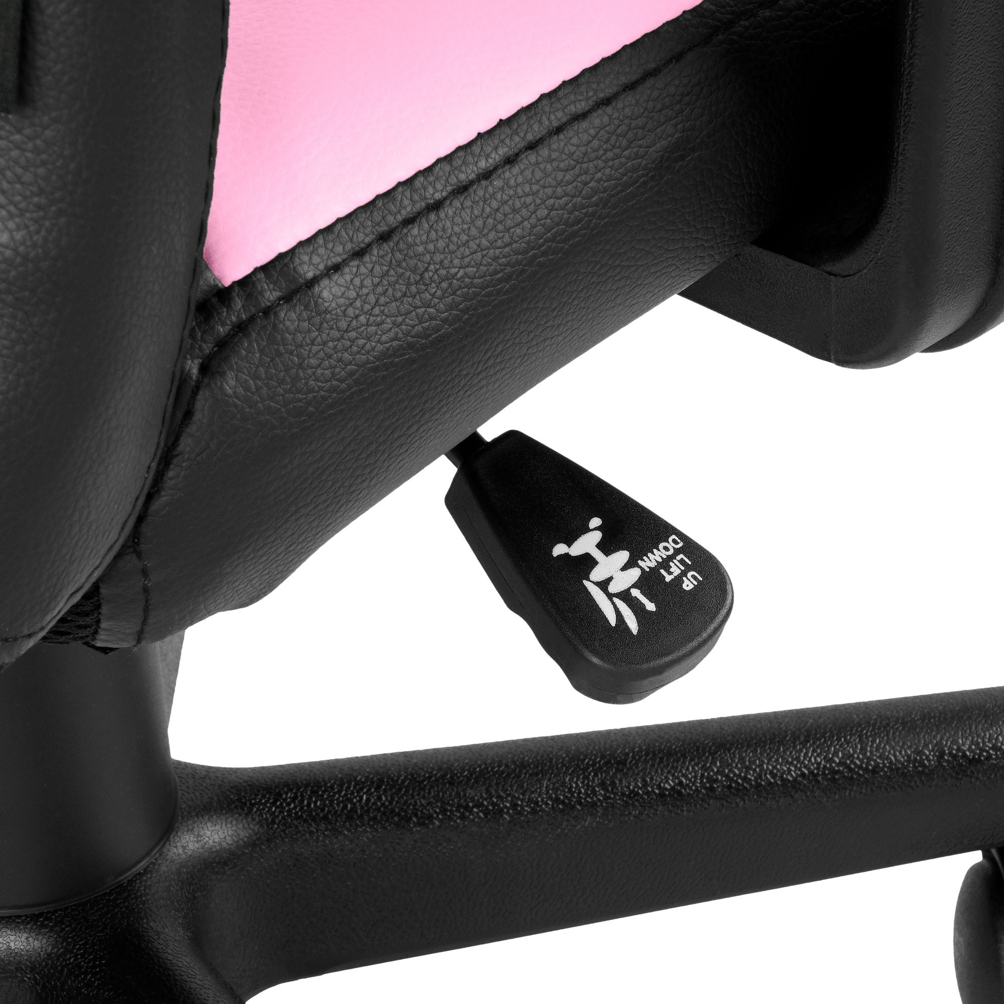 Kinder Bürostuhl Fun, schwarz/pink