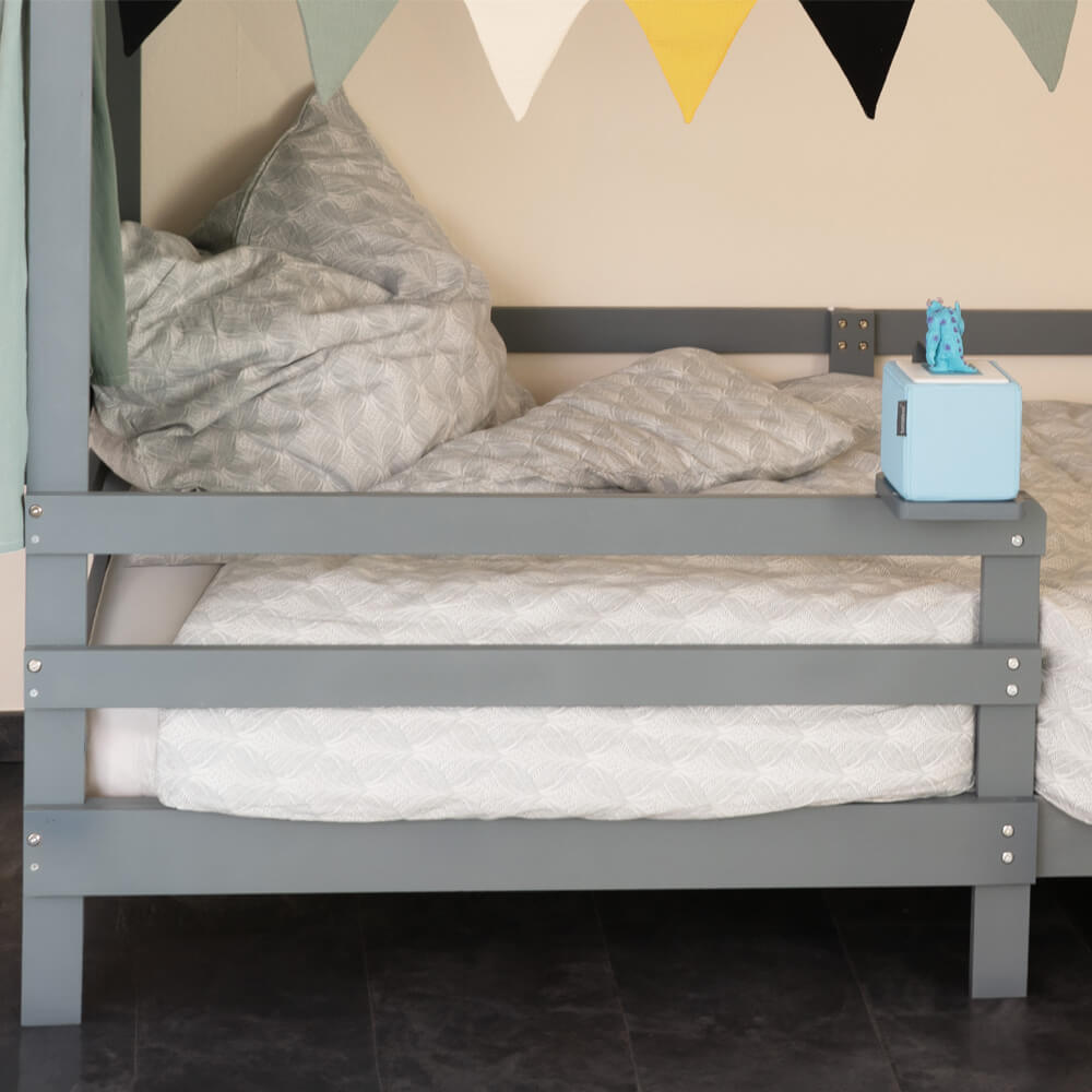 Kinderbett mit Schubladen WOLKENLAND – 90 x 200 cm Grau