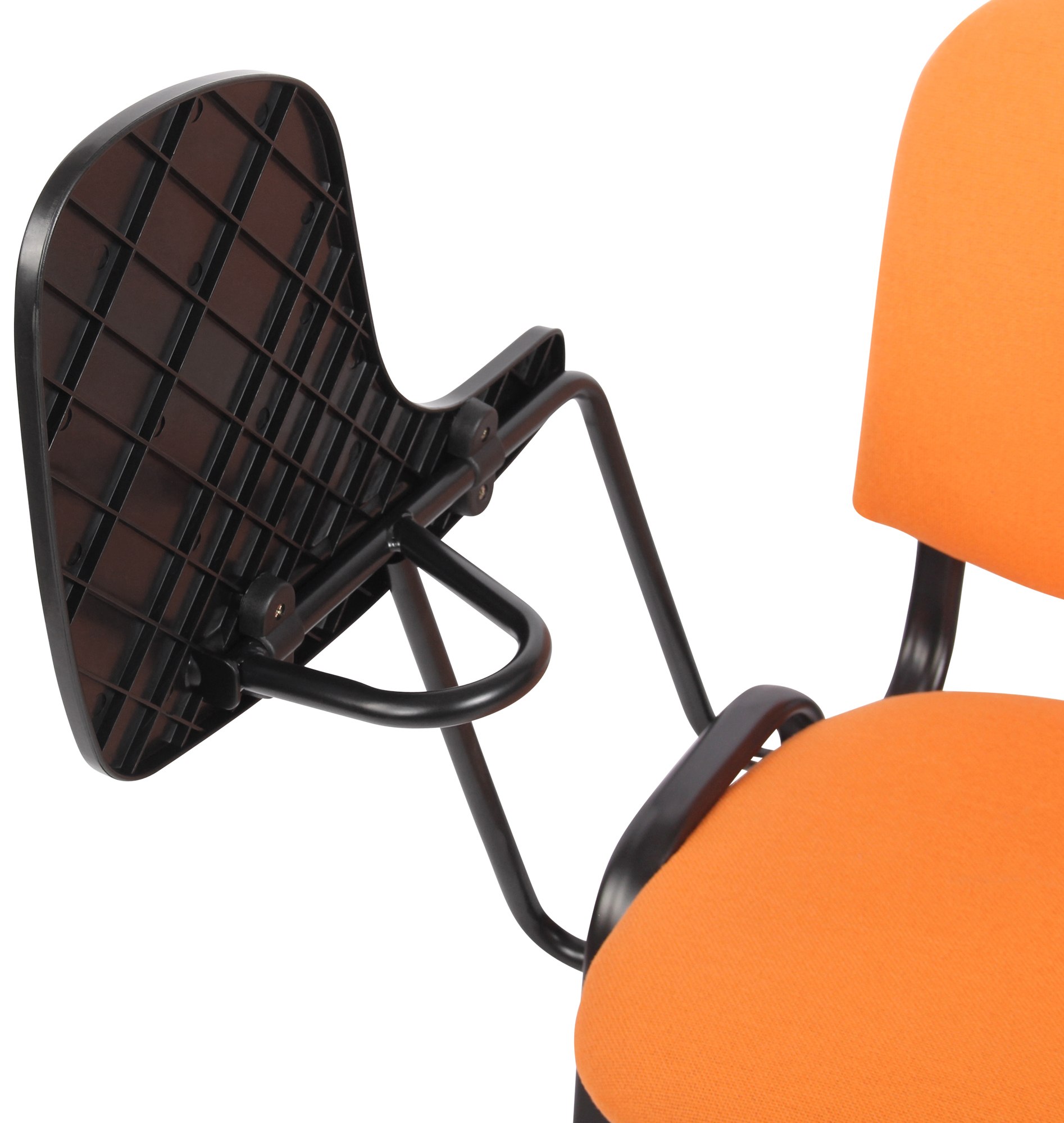 Stuhl Ken mit Klapptisch Stoff, orange