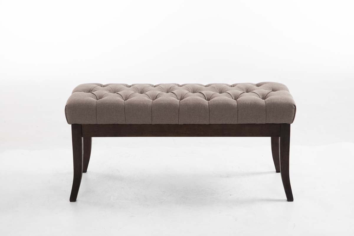 Sitzbank Ramses Stoff antik-dunkel 100, taupe