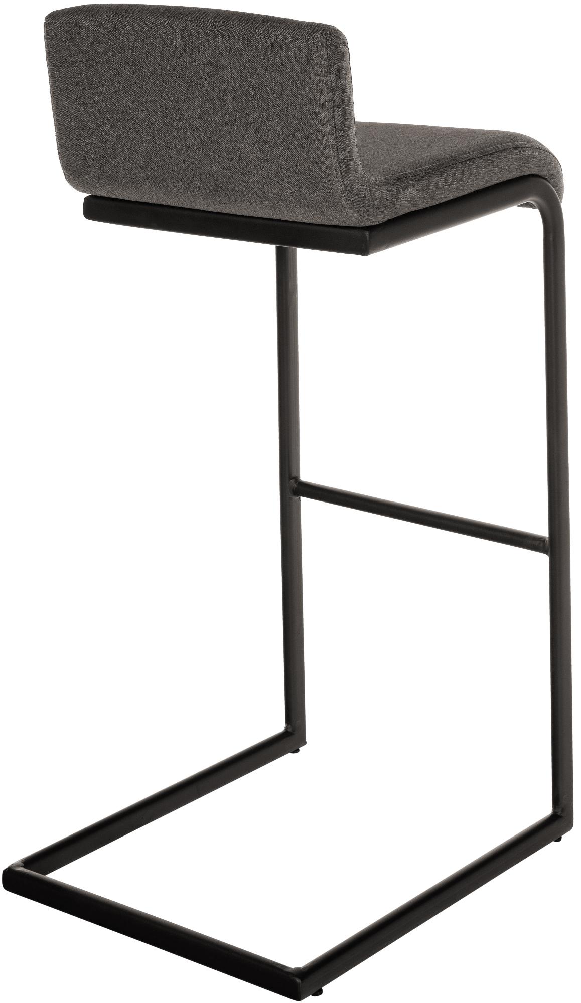Barhocker Newport Stoff B, dunkelgrau