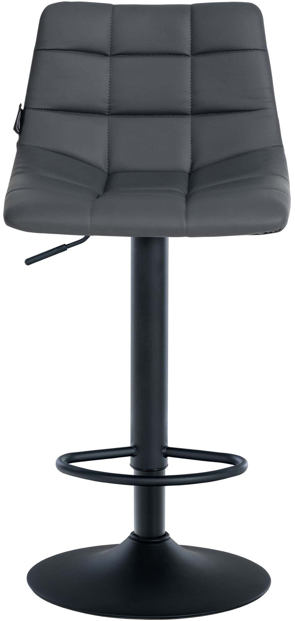 2er Set Barhocker Jerry Kunstleder schwarz, grau