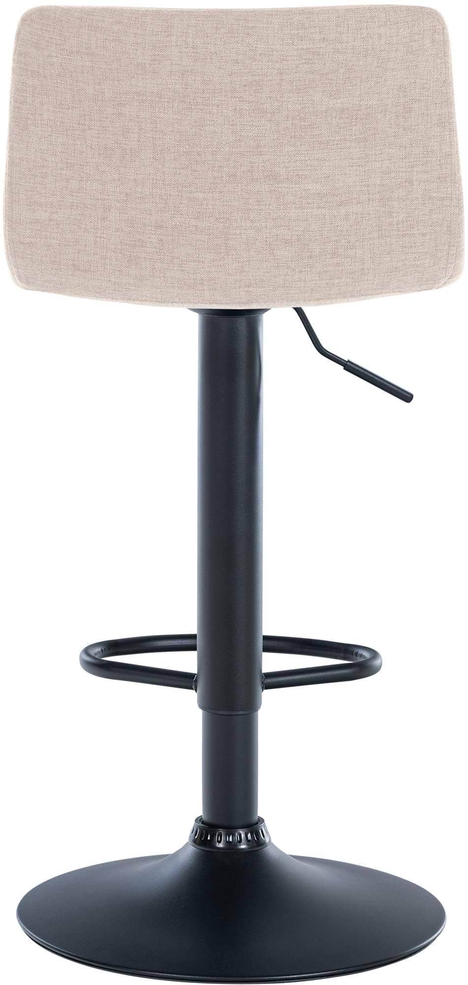2er Set Barhocker Branford Stoff, creme