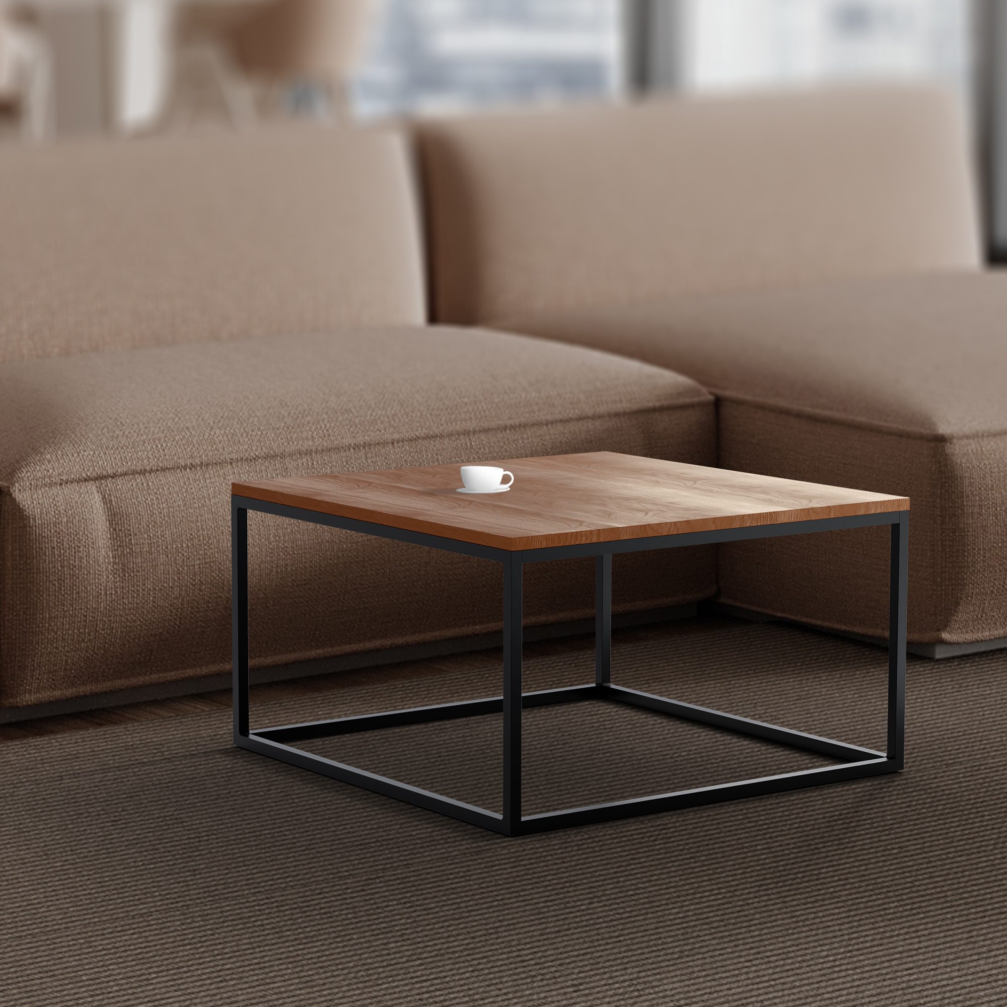 Couchtisch Manteo 80x80x45 cm, eiche