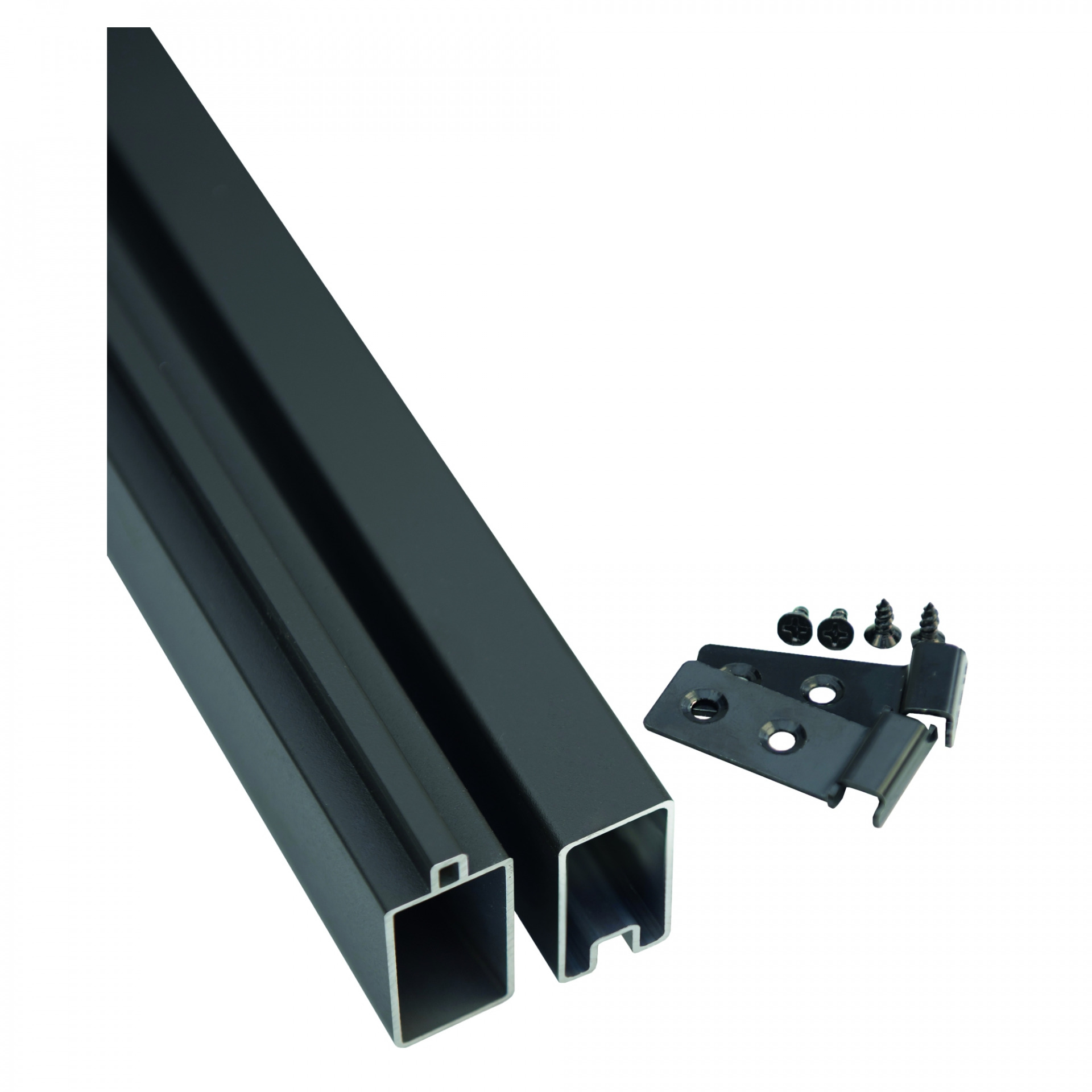 SKÄR-Serie BPC-Steckzaunsystem, SET Start- & Abschlussleiste, 20 x 40 x 1790 mm, Aluminium ANTHRAZIT