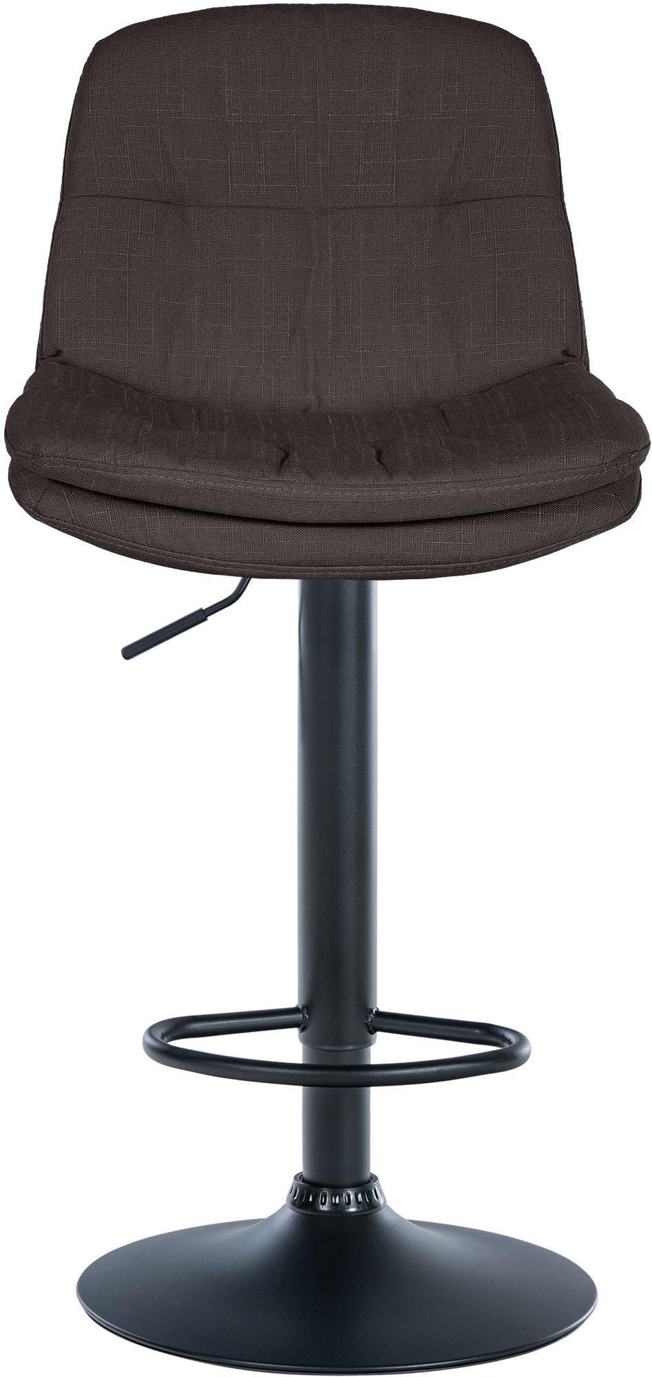 Barhocker Laurel Stoff schwarz, dunkelgrau