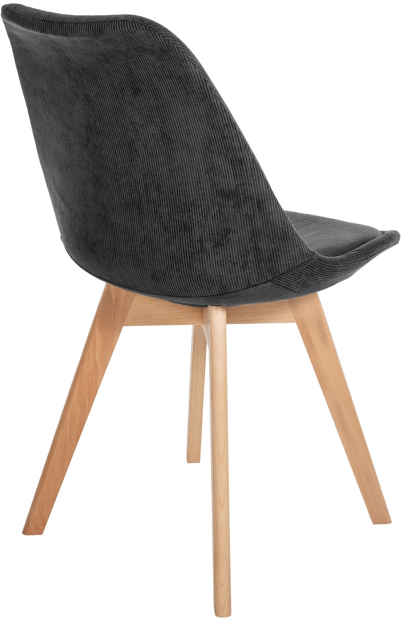 Stuhl Linares Cord, anthrazit