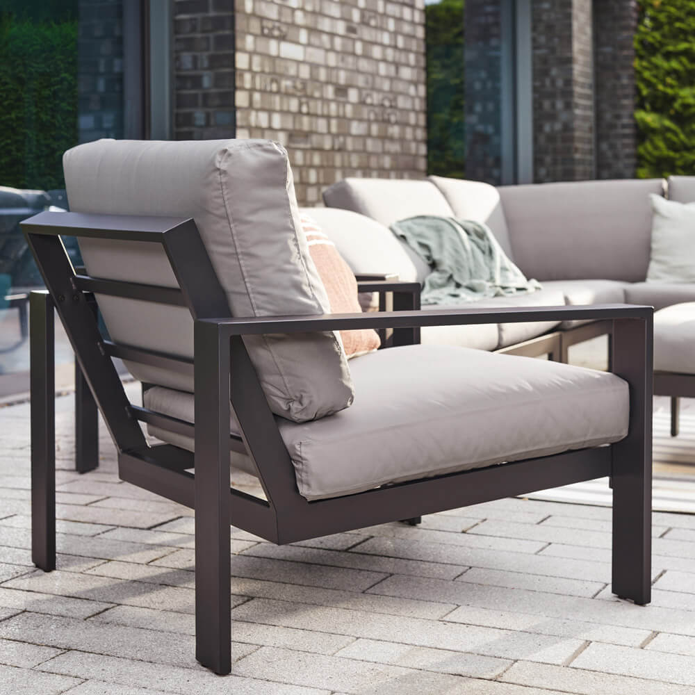 Gartenlounge Aluminium RIO M - Anthrazit