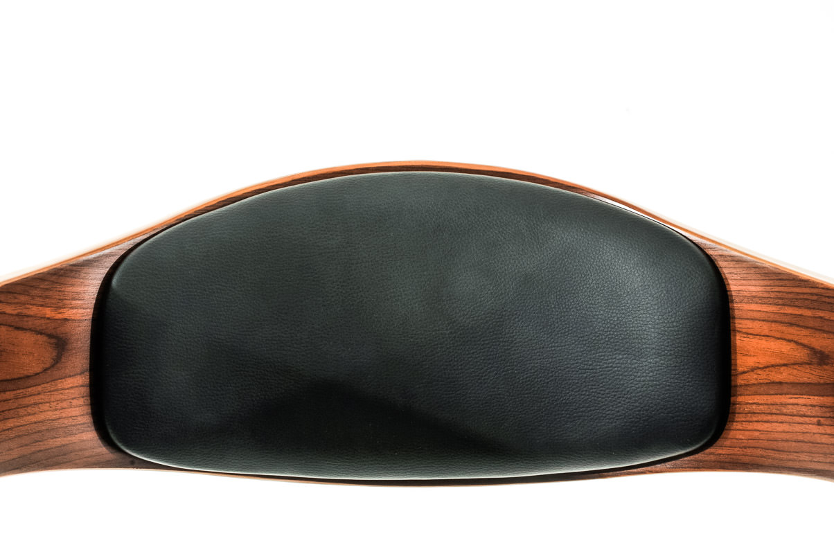 2er Set Barhocker Kingston C Kunstleder, walnuss/schwarz