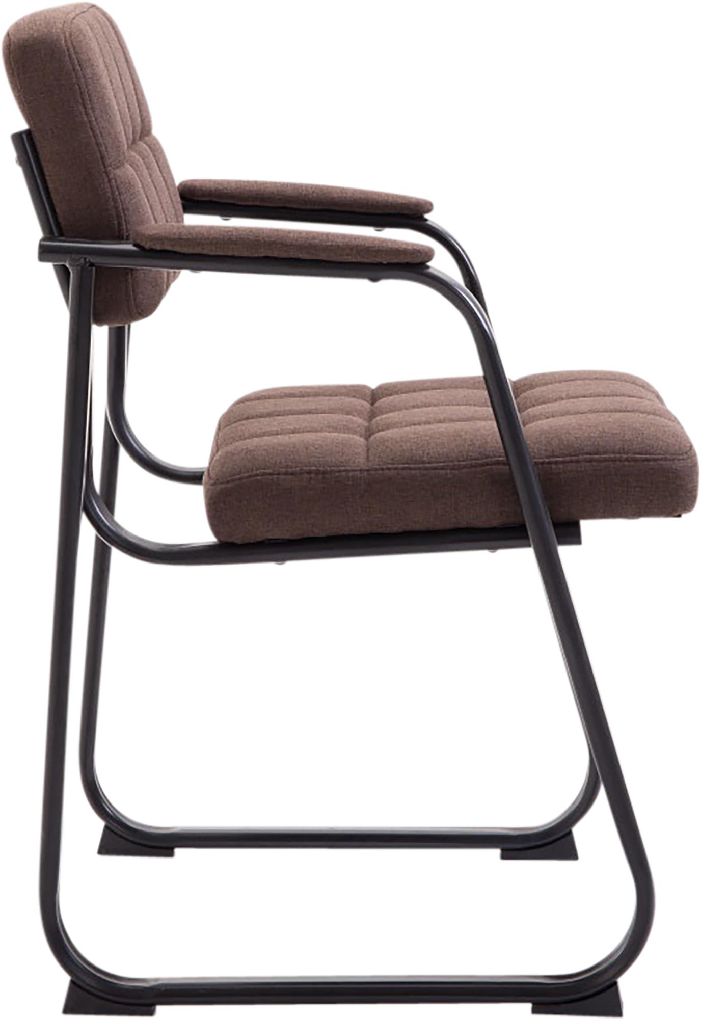 Besucherstuhl Canada B Stoff, braun