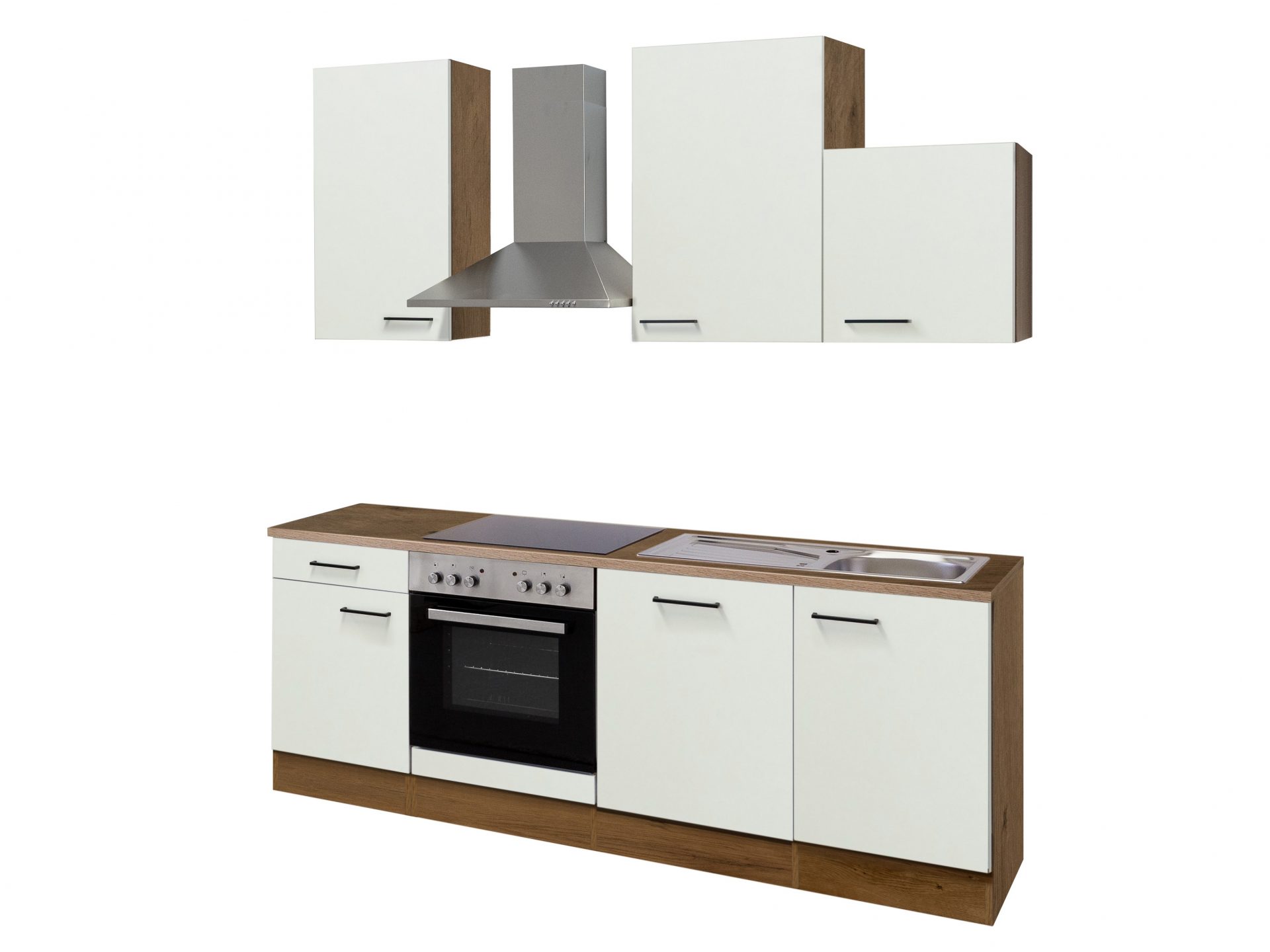 Küchenzeile Avila 220 cm mit E-Geräten
