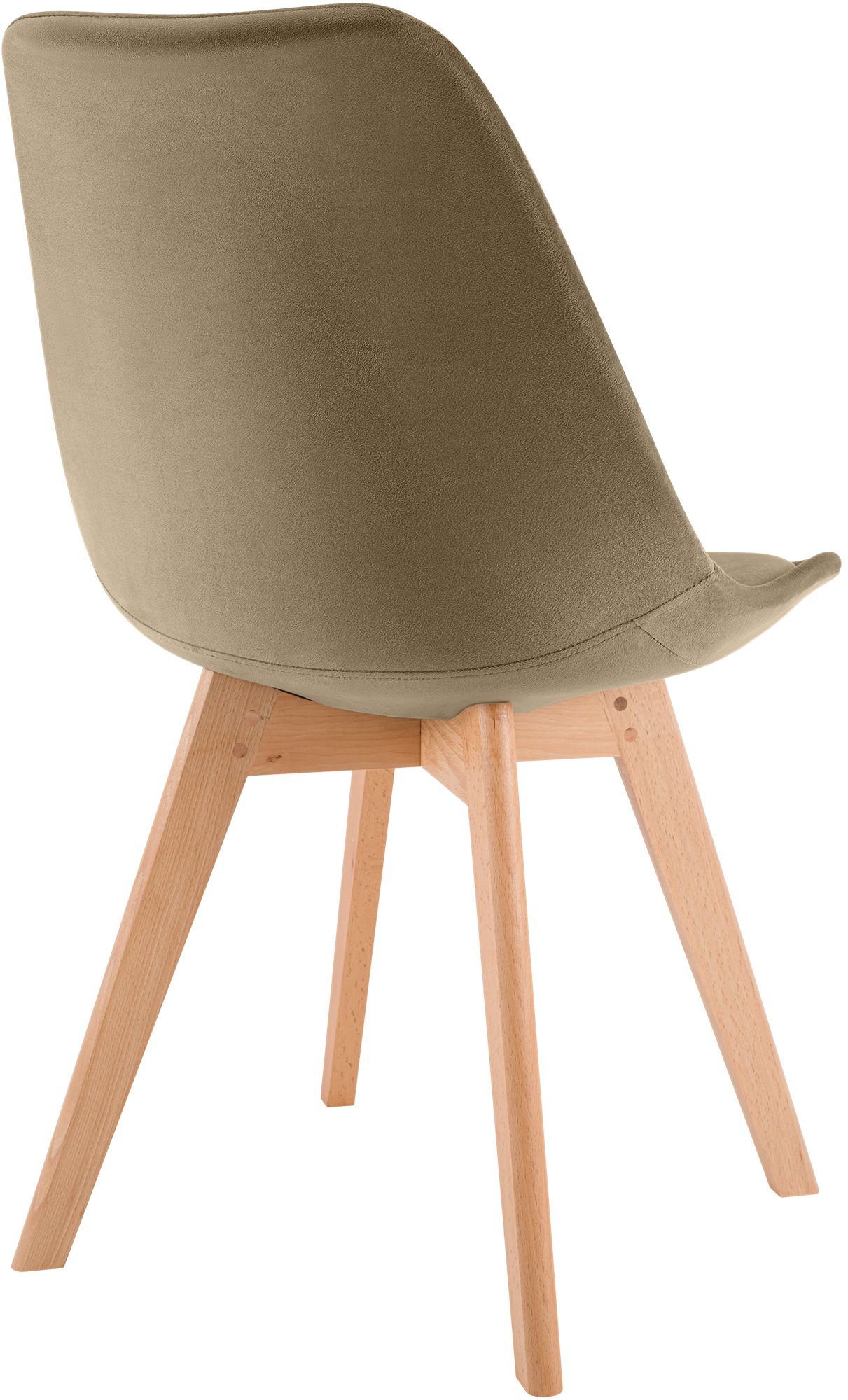 Stuhl Linares Samt, braun