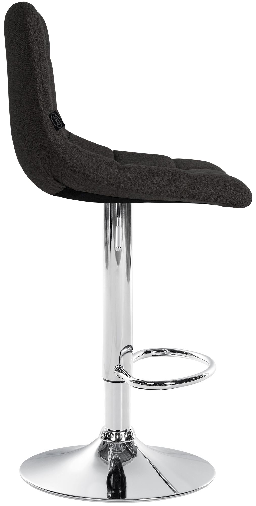 Barhocker Jerry Stoff chrom, schwarz