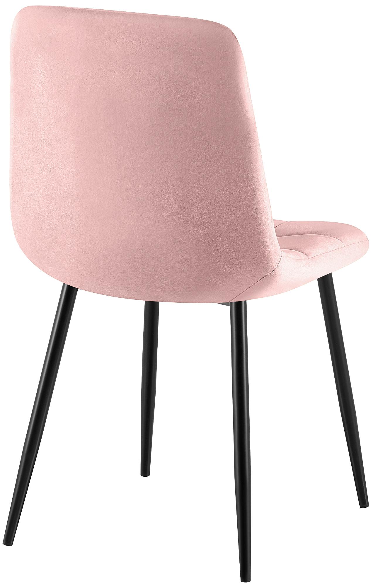 4er Set Esszimmerstühle Antibes, pink