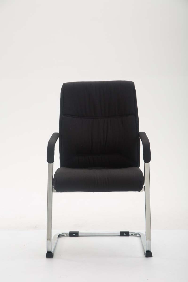XL Besucherstuhl Anubis Stoff, schwarz