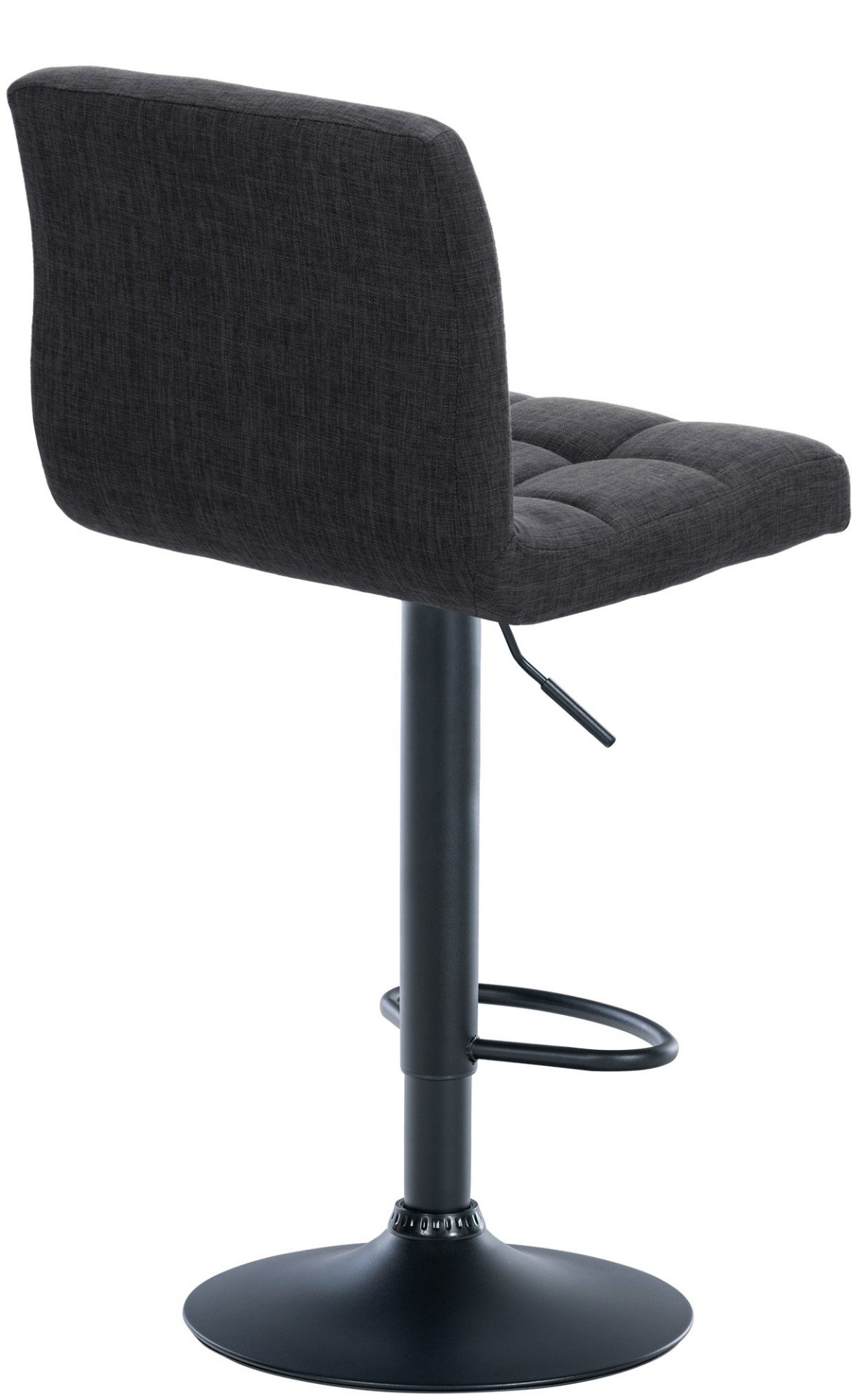 2er Set Barhocker Calma Stoff schwarz, dunkelgrau